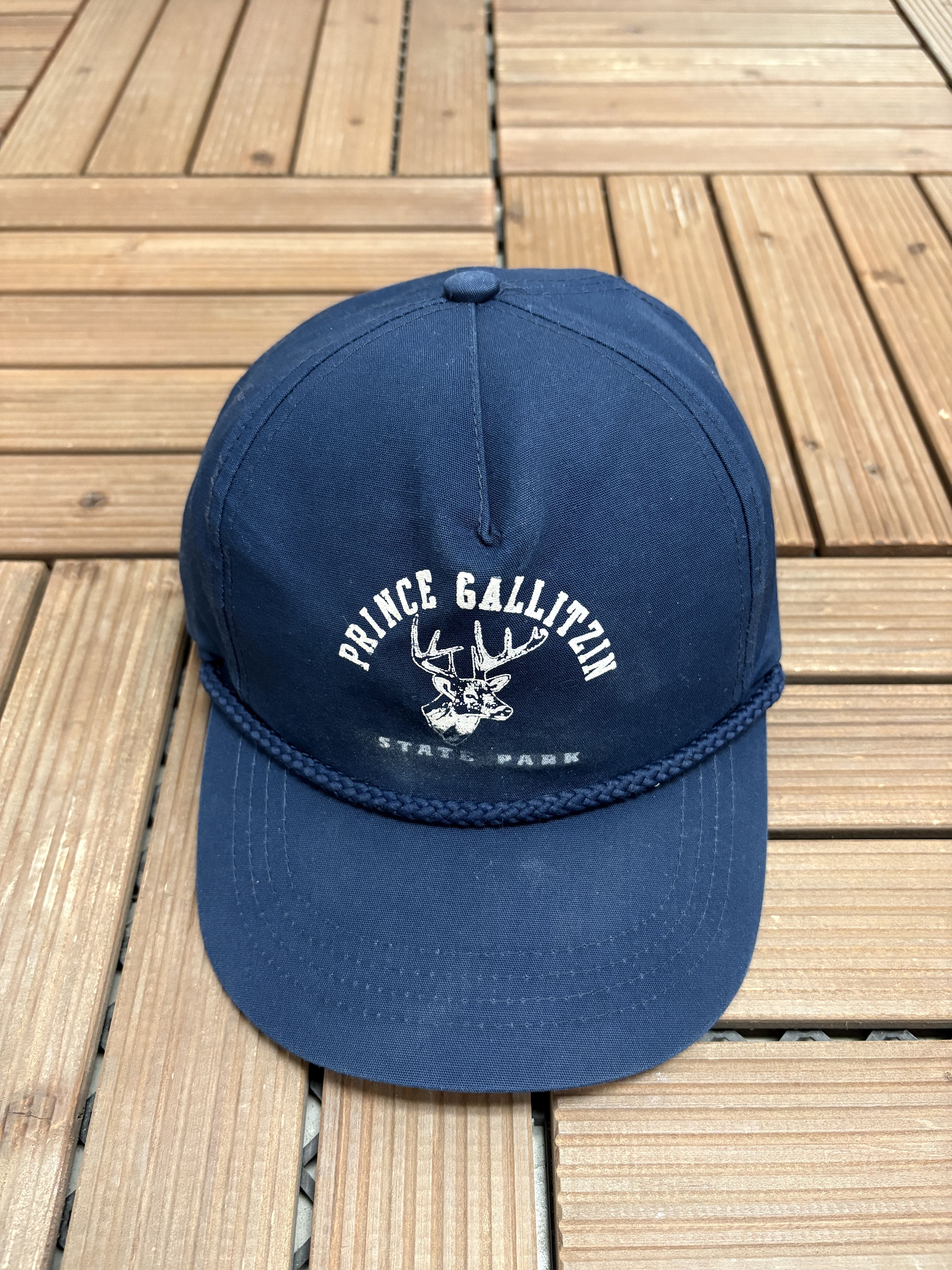 Vintage Prince Gallitzin State Park Vintage Blue Snap Back Hat Cap Size ONE SIZE - 2 Thumbnail