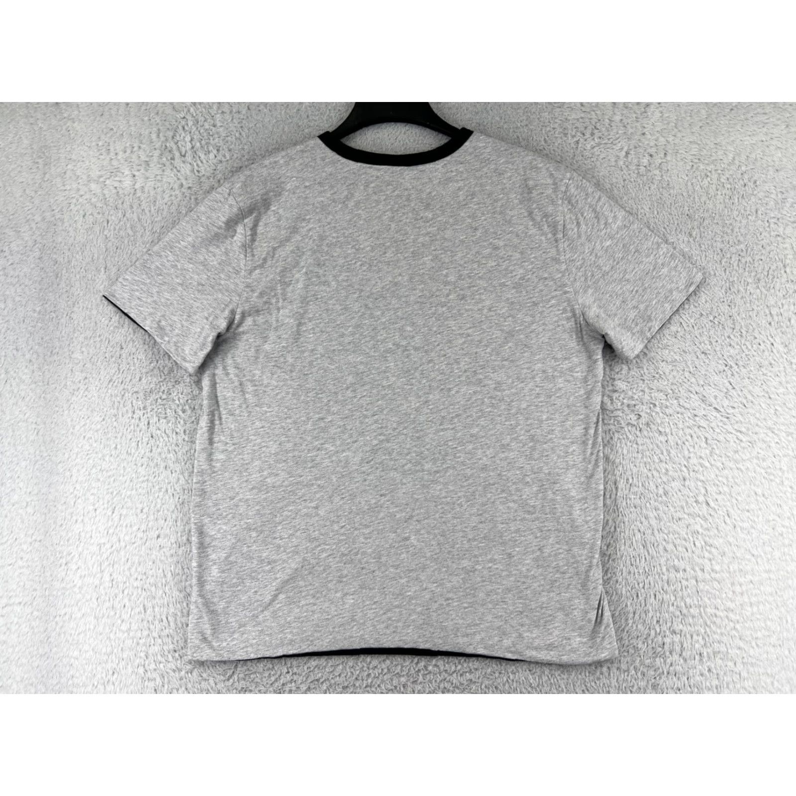 Champion Champion Shirt Mens Large Gray Black Spellout Logo Short Sleeve Crew Neck Sport Size US L / EU 52-54 / 3 - 2 Thumbnail