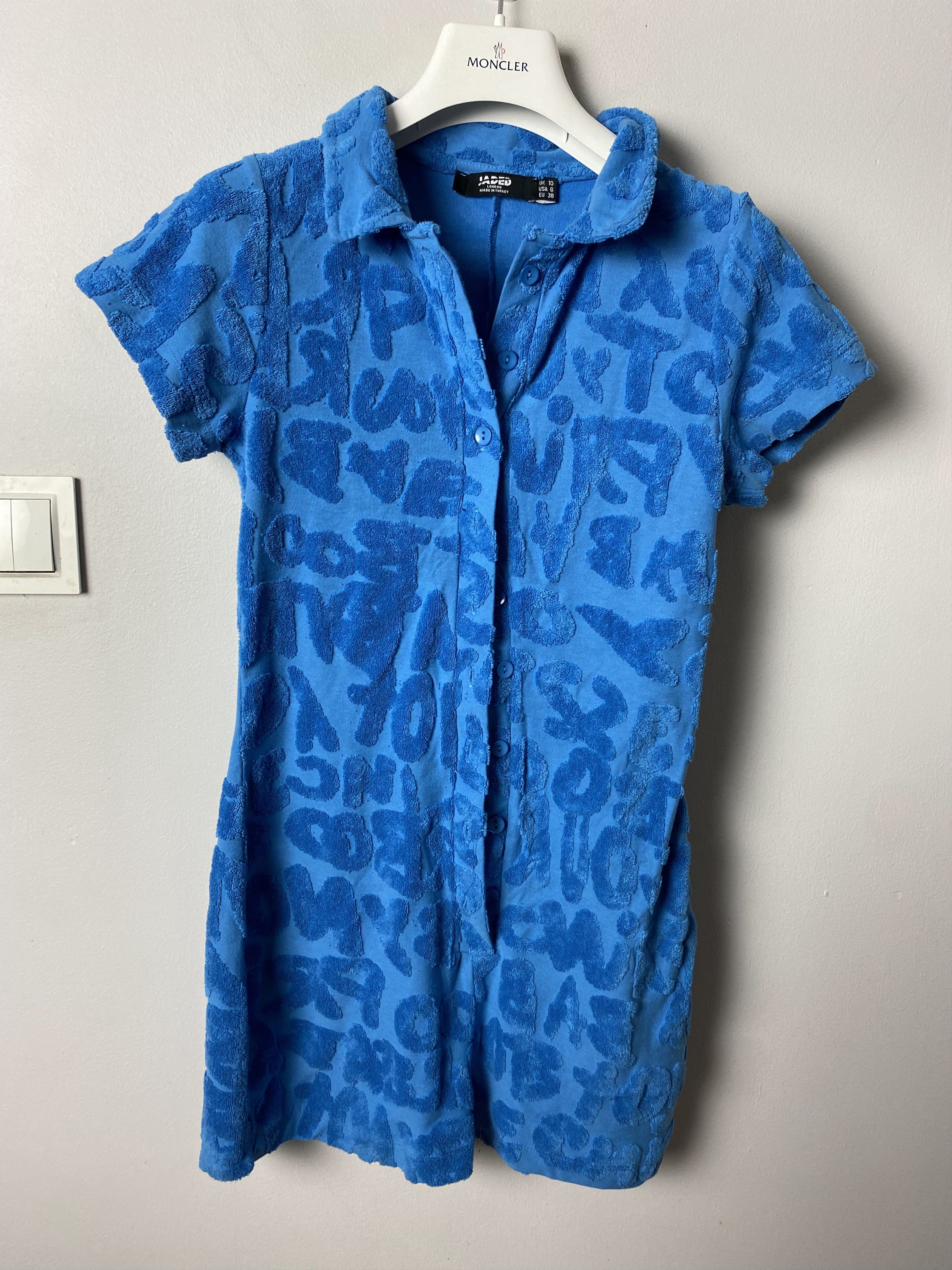 Jaded London Jaded London blue towelling playsuit Size M / US 6-8 / IT 42-44 - 1 Thumbnail