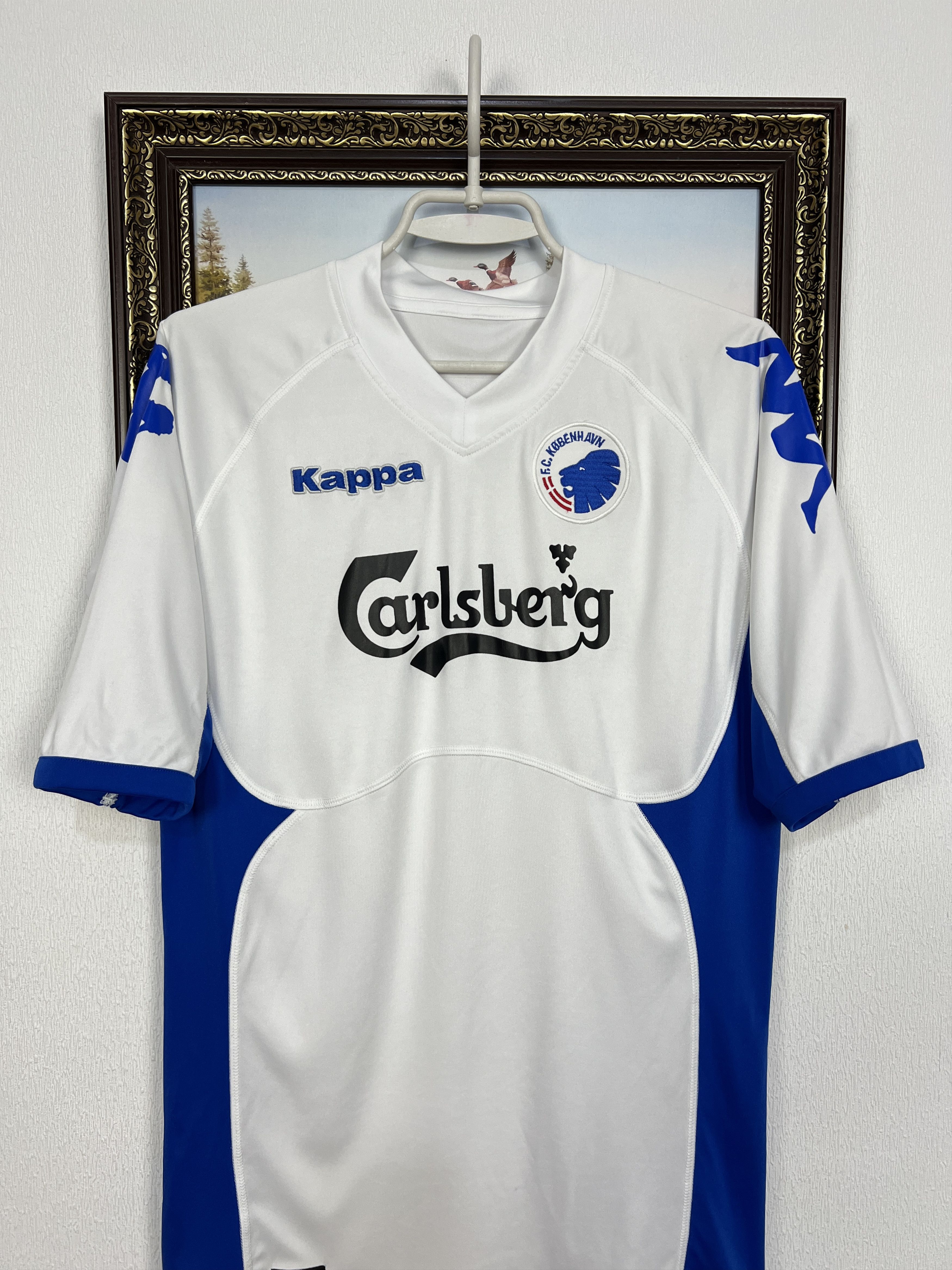 Kappa Kobenhavn football Shirt 2011 Soccer Kappa White Jersey Size US L / EU 52-54 / 3 - 2 Thumbnail
