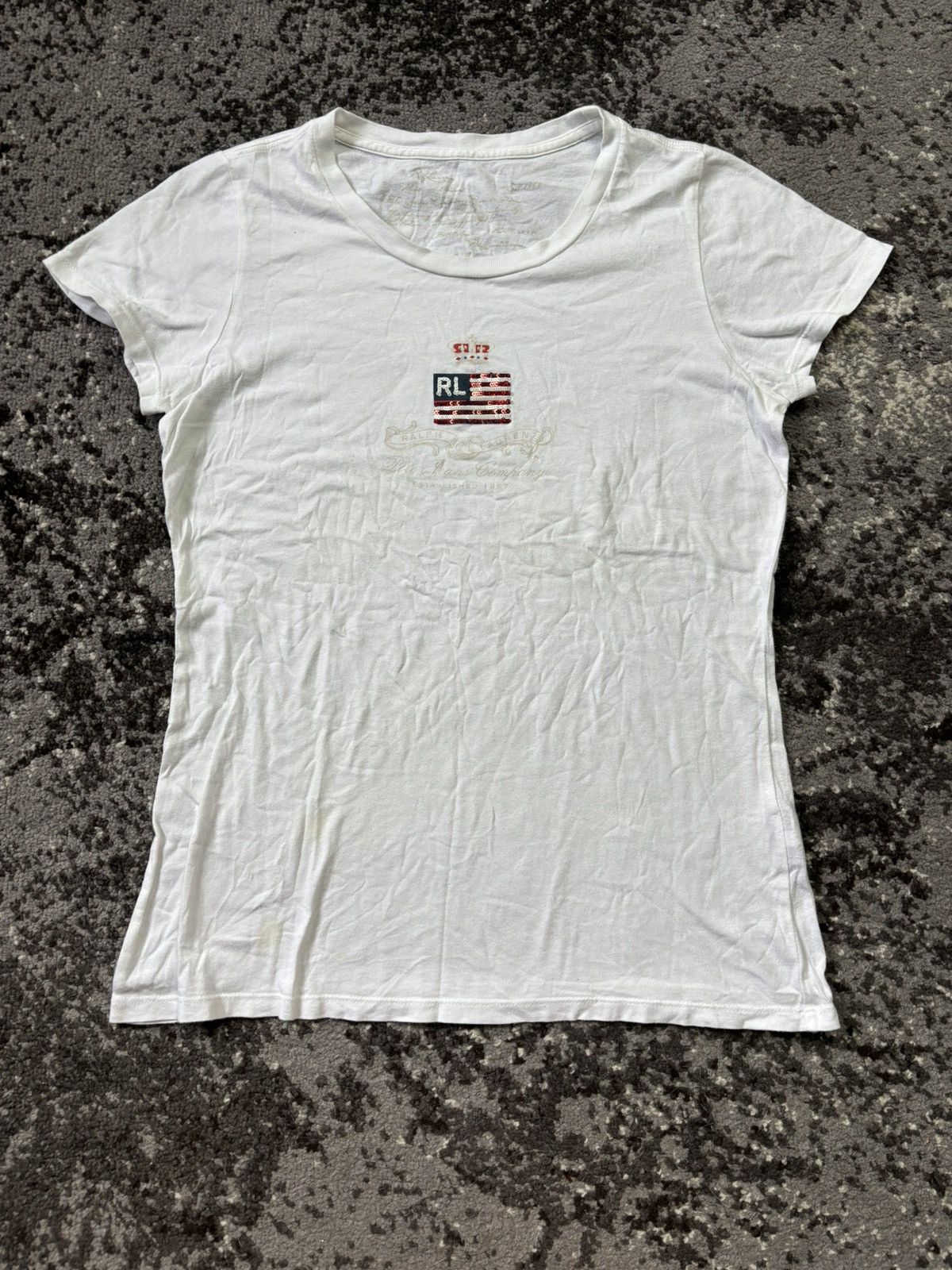 Polo Ralph Lauren × Vintage Polo Sport Ralph Lauren USA logo t-shirt Size M / US 6-8 / IT 42-44 - 1 Thumbnail