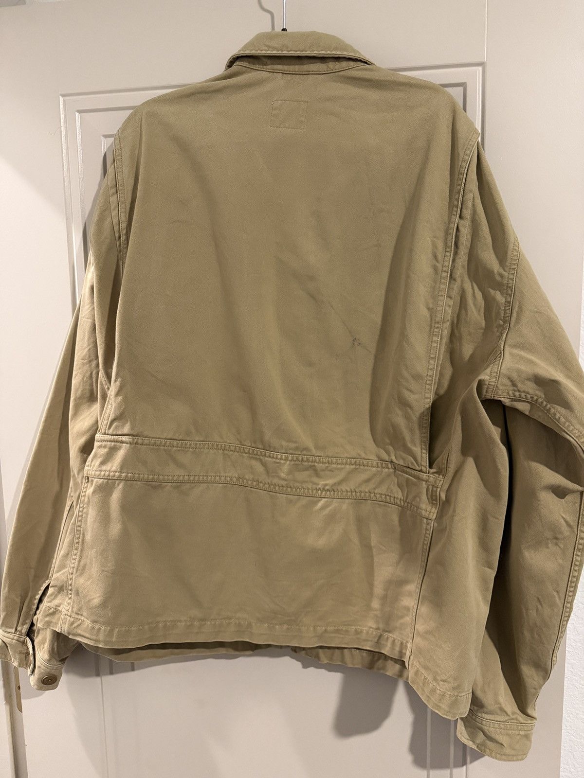 Gap Vintage 90s GAP Canvas Workwear Utility Jacket Tan - Size L Size US L / EU 52-54 / 3 - 2 Thumbnail