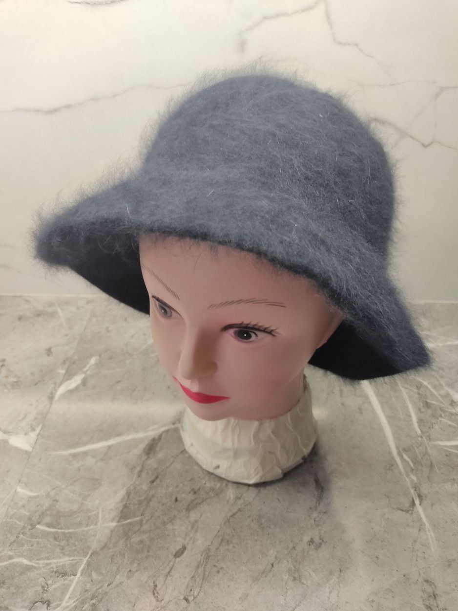 Japanese Brand × Vintage Vintage Exoah Fur Style Bucket Hat Size ONE SIZE - 2 Thumbnail