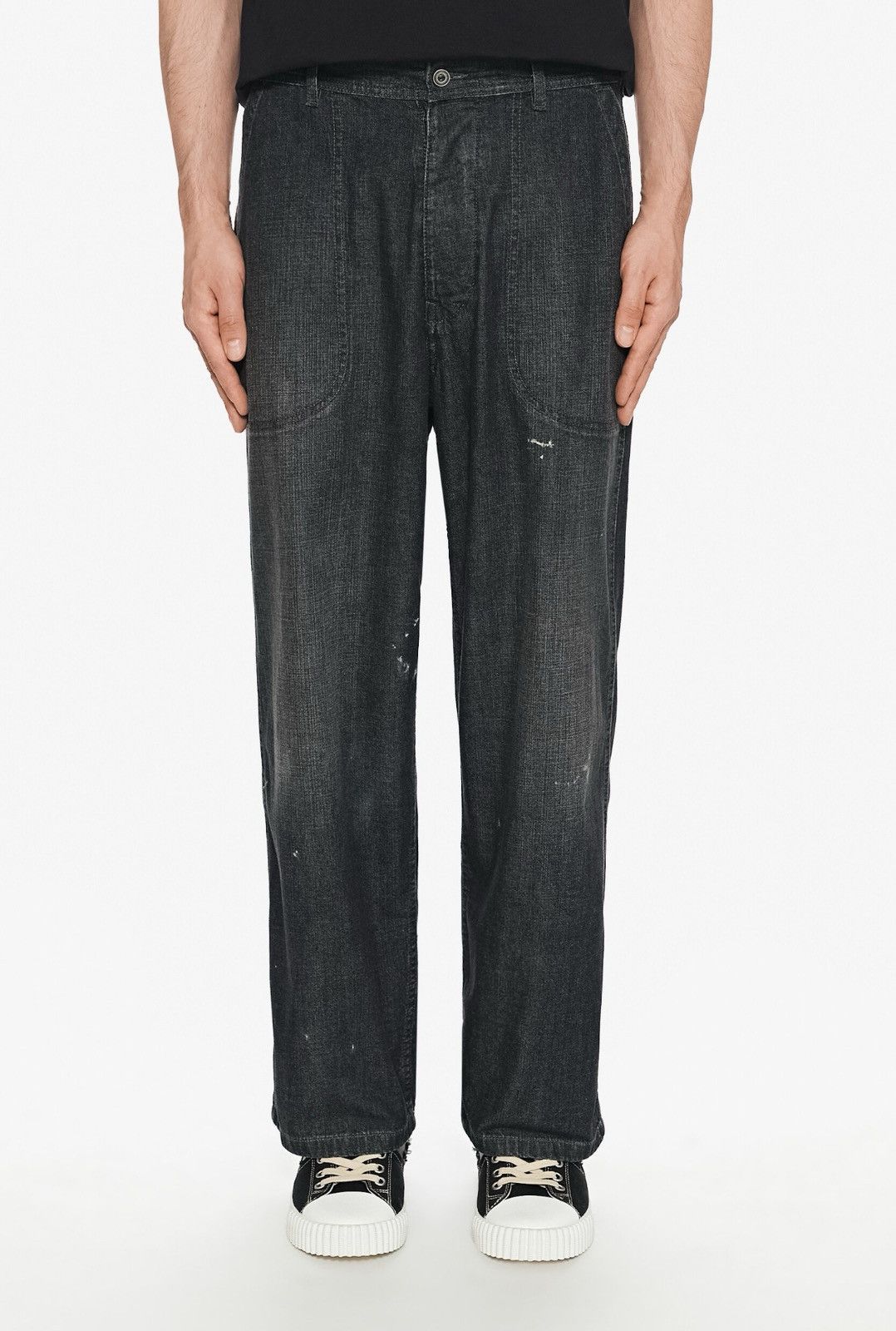 Maison Margiela Last Maison Margiela Distressed Jeans With Paint Splatters Size US 30 / EU 46 - 1 Thumbnail