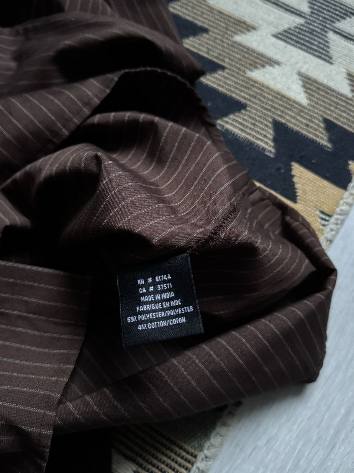 Rip Curl Vintage Rip Curl Hype Brown Stripped Button Up Shirt Size US M / EU 48-50 / 2 - 13 Thumbnail