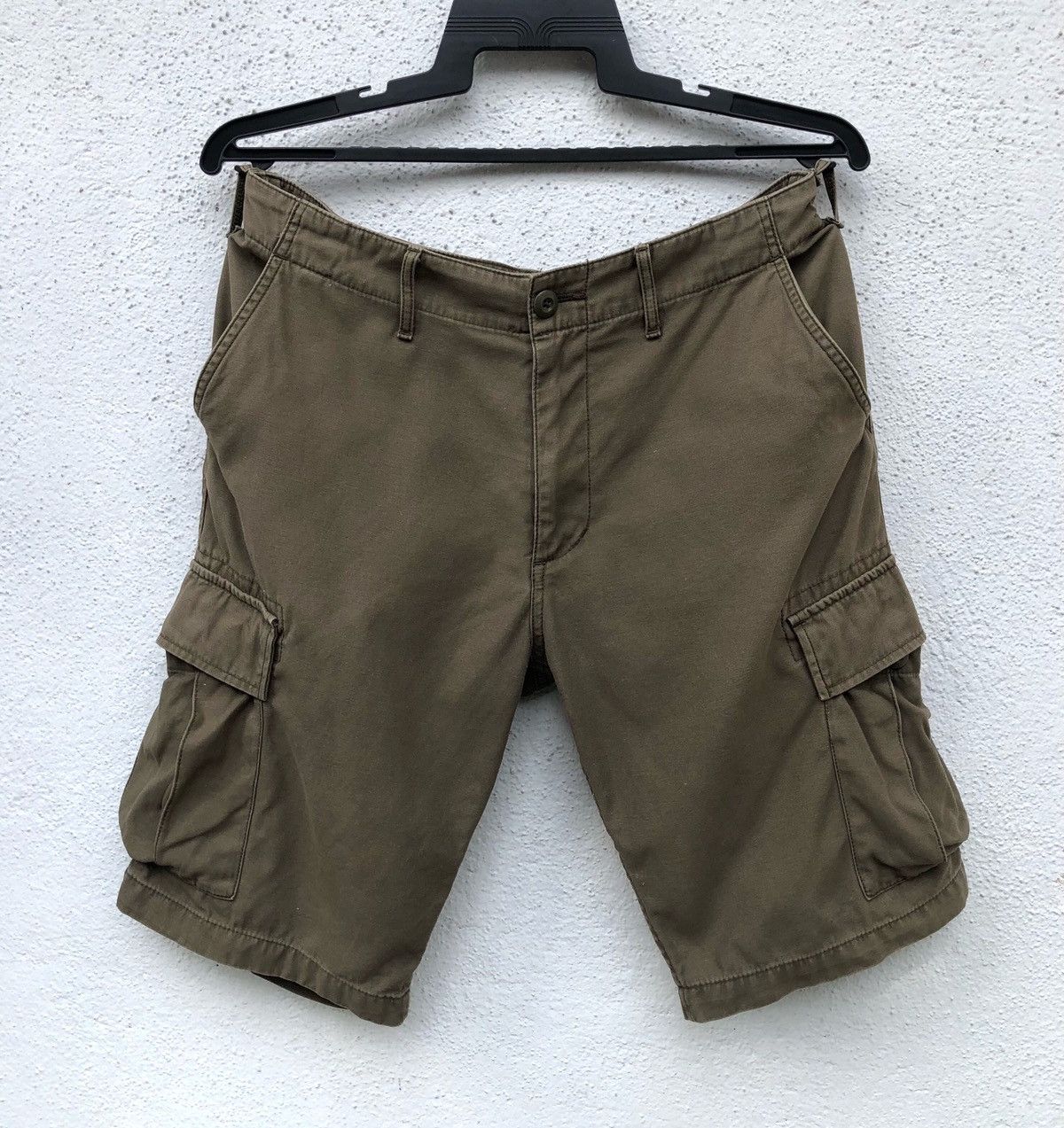 Alpha Industries Vintage Alpha Industries Inc Cargo Short Pant Size US 34 / EU 50 - 1 Thumbnail