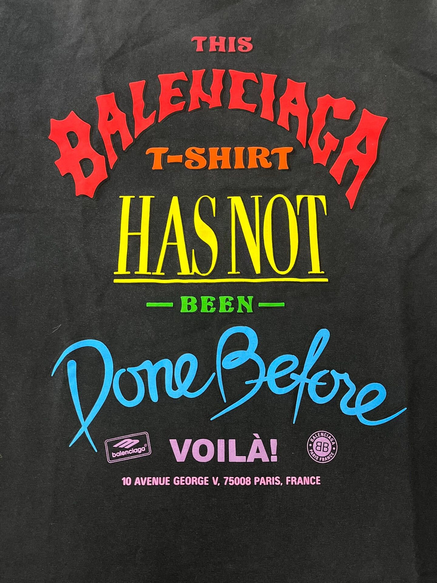 Balenciaga balenciaga logo print oversized t-shirt Size US M / EU 48-50 / 2 - 3 Thumbnail