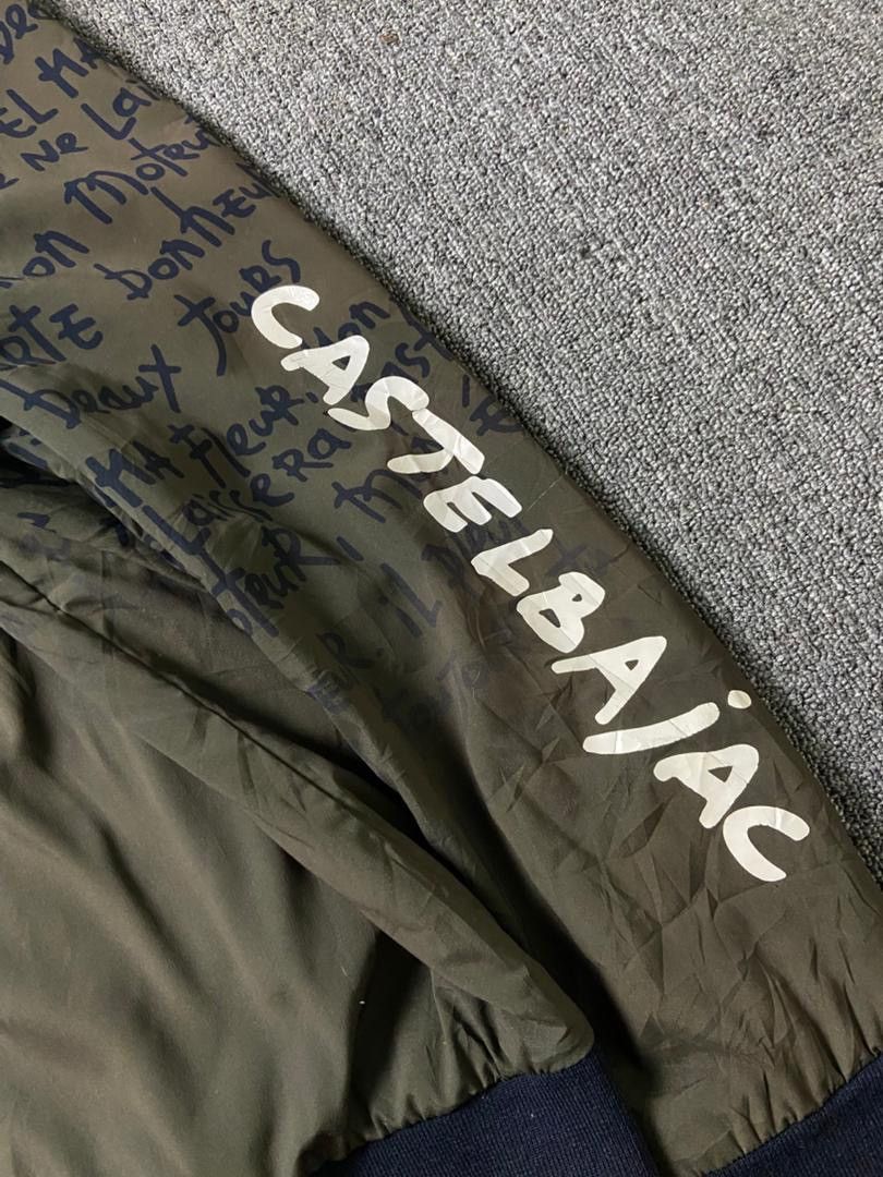 Jean Charles De Castelbajac Castelbajac All Over Printed Script Bomber Jacket (183) Size US M / EU 48-50 / 2 - 10 Thumbnail