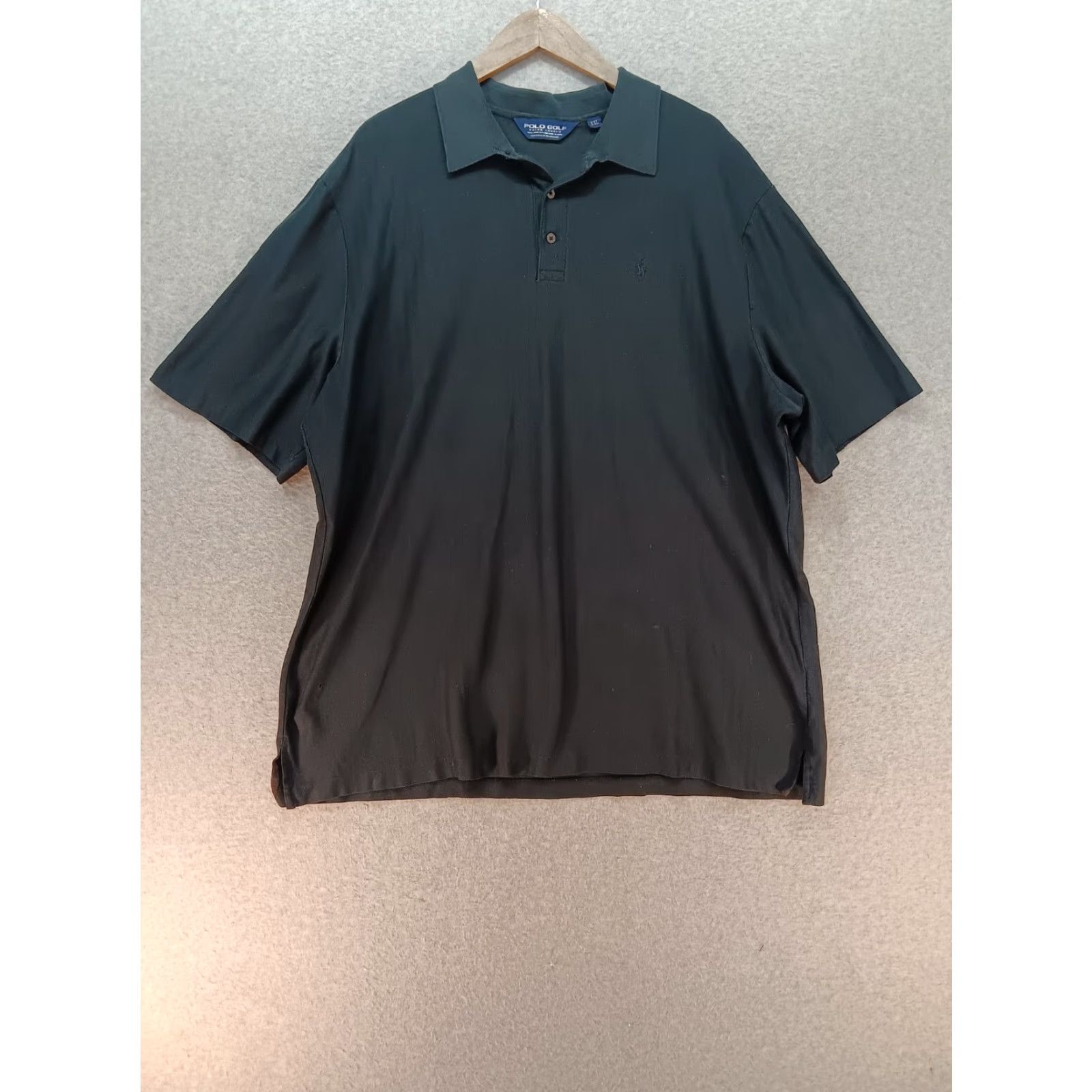 Ralph Lauren Polo Golf Ralph Lauren Polo Shirt Men"s XXL Black Short Sleeve 100% Pima Cotton Size US XXL / EU 58 / 5 - 2 Thumbnail
