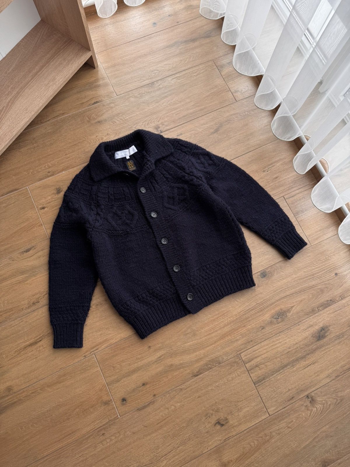 Comme des Garcons Tao Kurihara Comme Des Garcons x Batoner Wool Knit Cardigan Size US M / EU 48-50 / 2 - 3 Thumbnail
