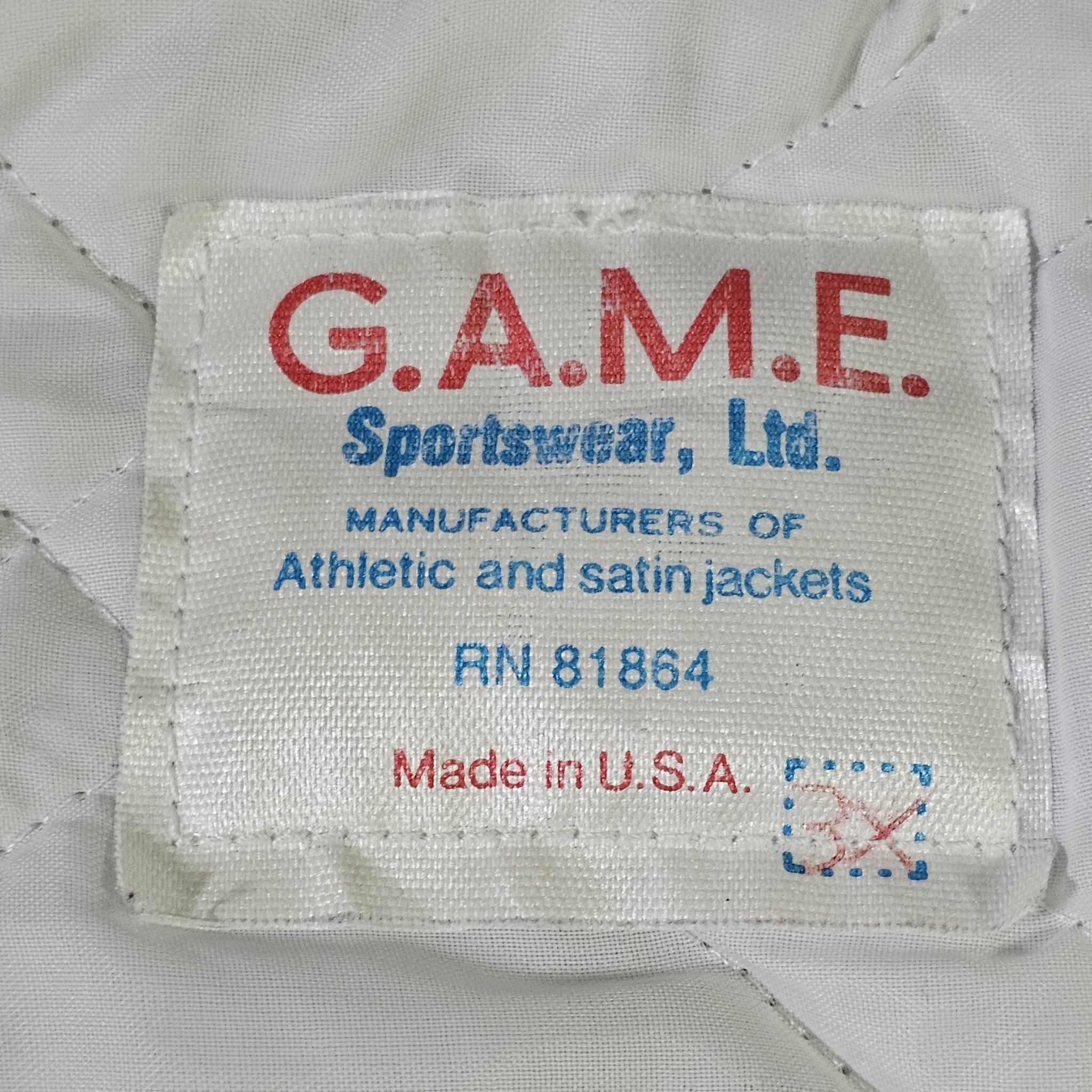 The Game Buffalo Bills Vintage 80s Starter Style Satin Bomber Jacket Size US XXL / EU 58 / 5 - 6 Thumbnail