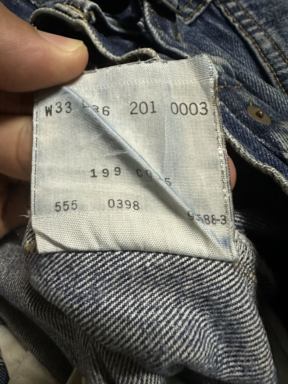 Levi's Vintage Big e pek 201 lvc buckle back 90s Size US 30 / EU 46 - 20 Thumbnail