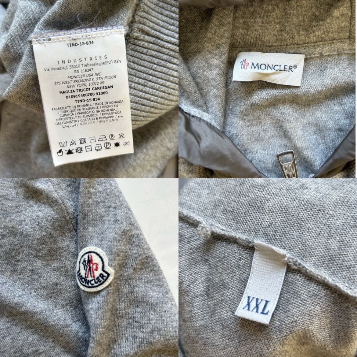 Moncler Moncler ”Maglia Tricot Cardigan” Knitted Caridgan Size US L / EU 52-54 / 3 - 3 Thumbnail