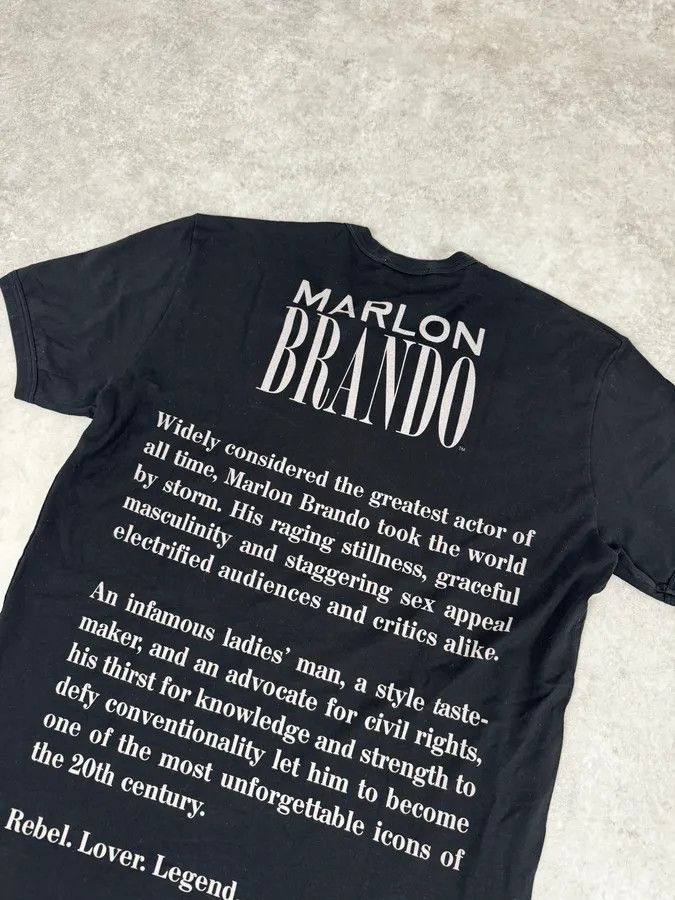 Dolce & Gabbana 2000s Dolce & Gabbana Marlon Brando Black T-Shirt Size US S / EU 44-46 / 1 - 6 Thumbnail