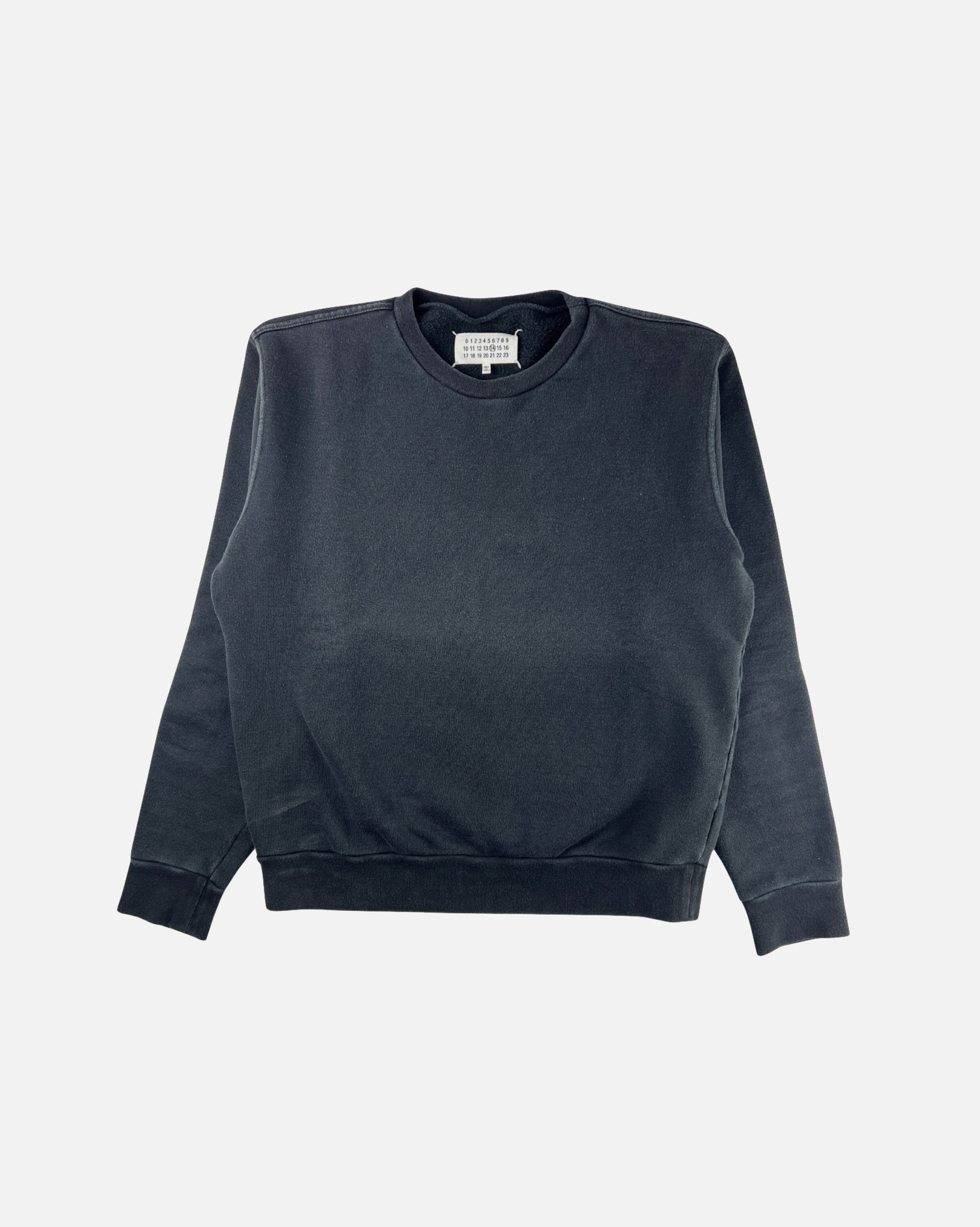 image of Maison Margiela Navy Crewneck Sweater, Men's (Size Small)