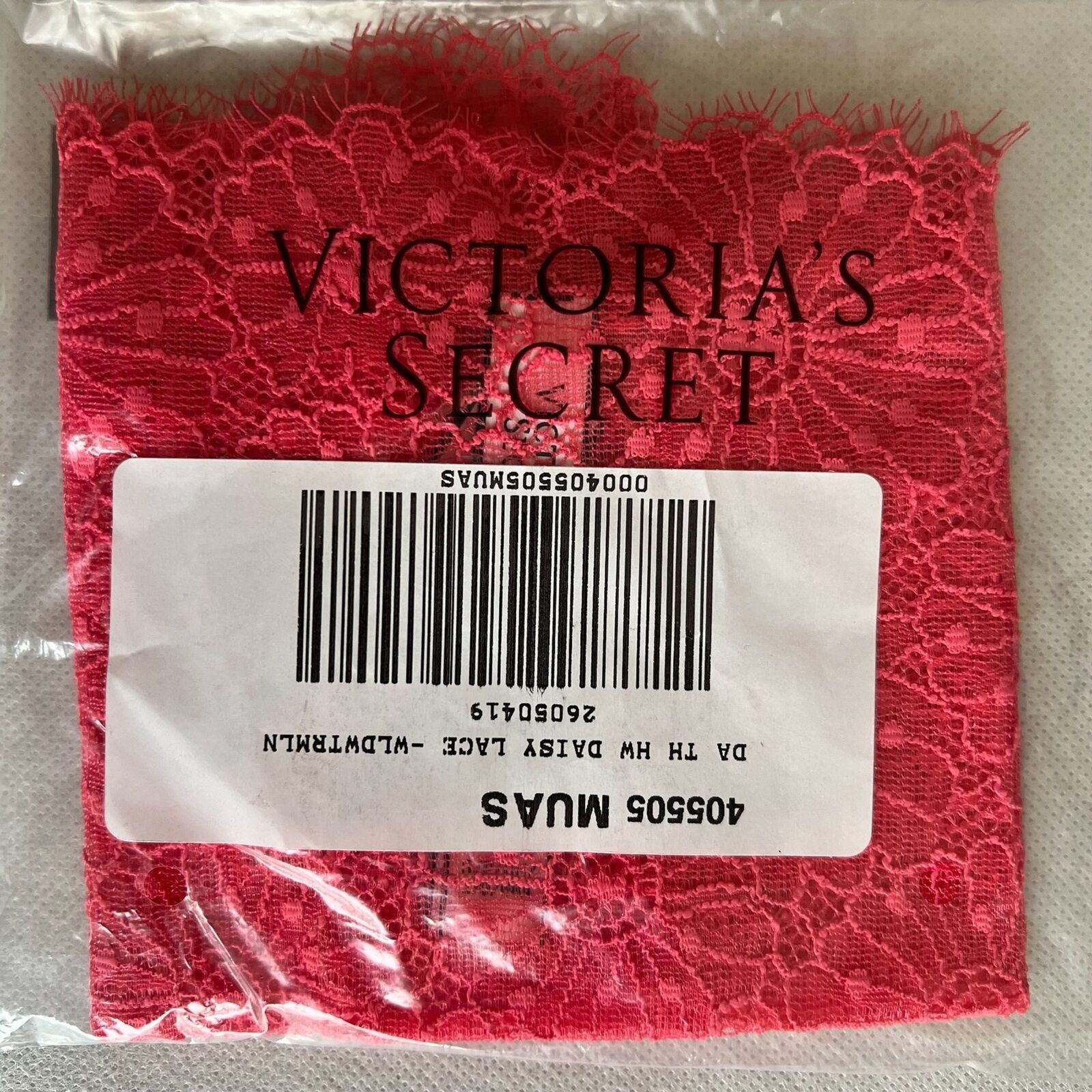 Victoria's Secret Victoria's Secret High-Rise Wild Watermelon Thong Panty, S Size ONE SIZE - 5 Thumbnail