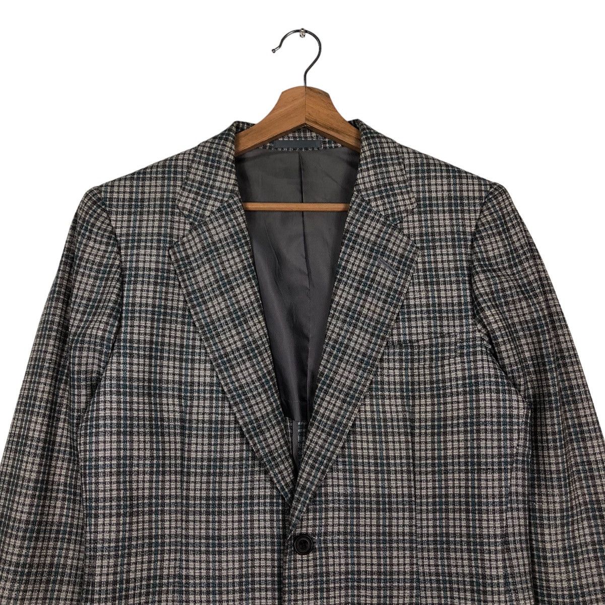 Burberry 🔥Vintage Burberrys Nova Check Tartan Design Double Breast Size US M / EU 48-50 / 2 - 3 Thumbnail