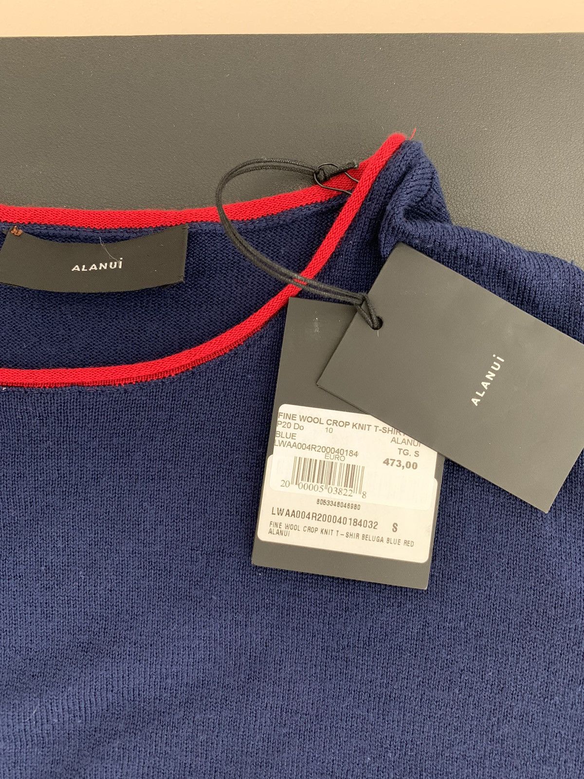 Alanui Alanui Fine Wool Crop Knit T-Shirt Size S / US 4 / IT 40 - 2 Thumbnail