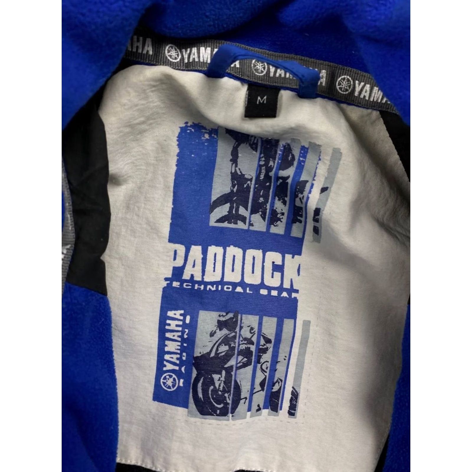 Yamaha VINTAGE Yamaha Racing Fleece Jacket Motorcycle Logo Men M Blue Jacket Size US M / EU 48-50 / 2 - 7 Thumbnail