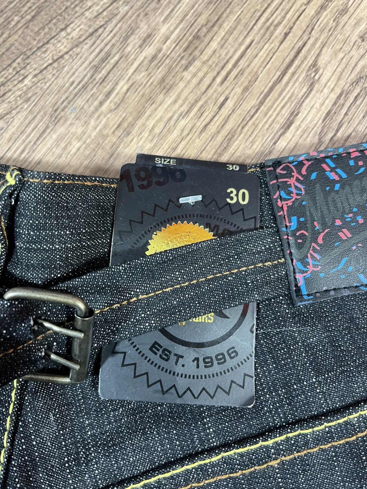 Japanese Brand × Vintage Vintage Money Talks Japanese Archival Evisu Style Jeans Size US 30 / EU 46 - 22 Thumbnail