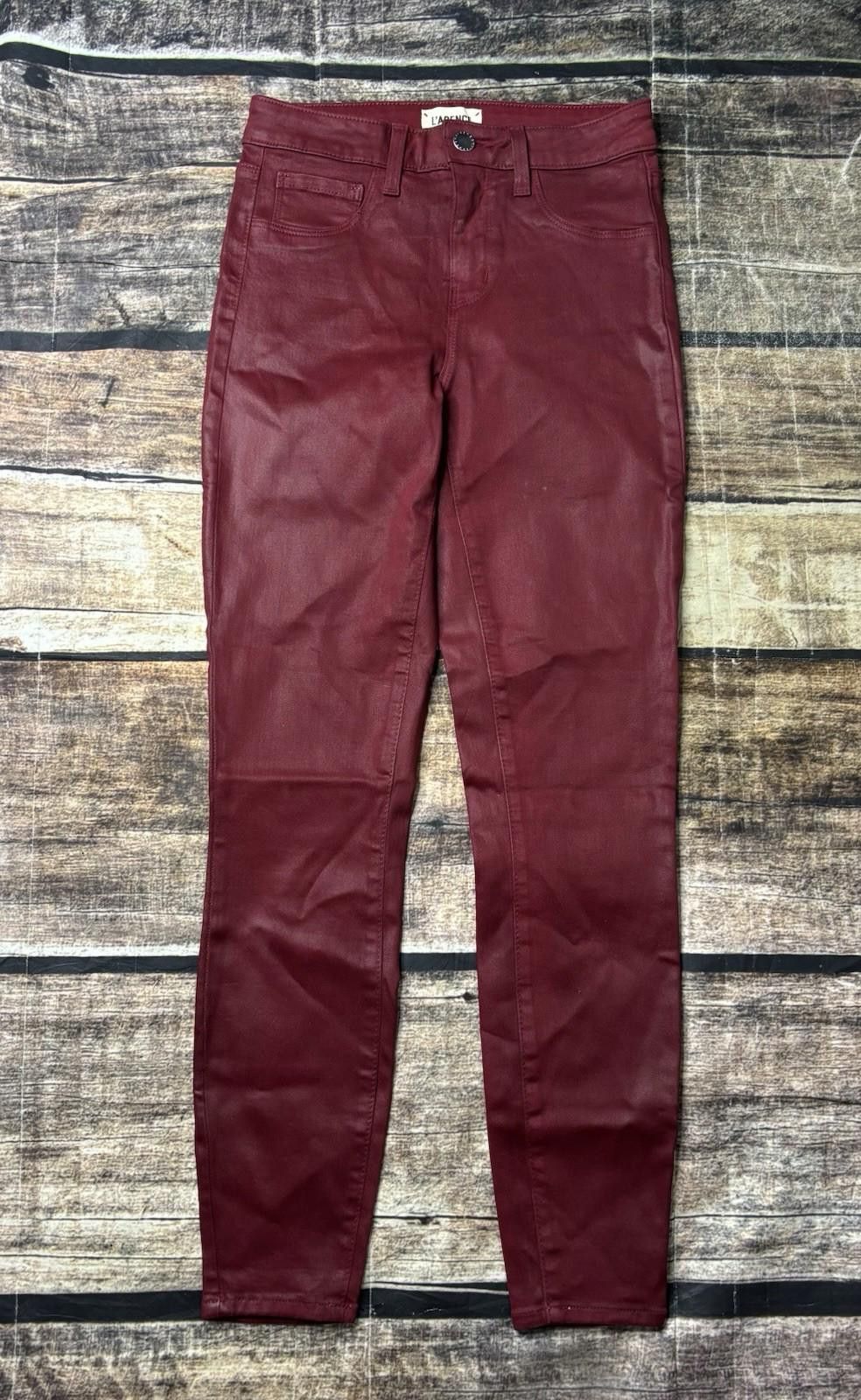 L'AGENCE L'Agence Pants Women's 24x26 Coated Margot High Rise Skinny Size 24" / US 00 / IT 34 - 1 Thumbnail