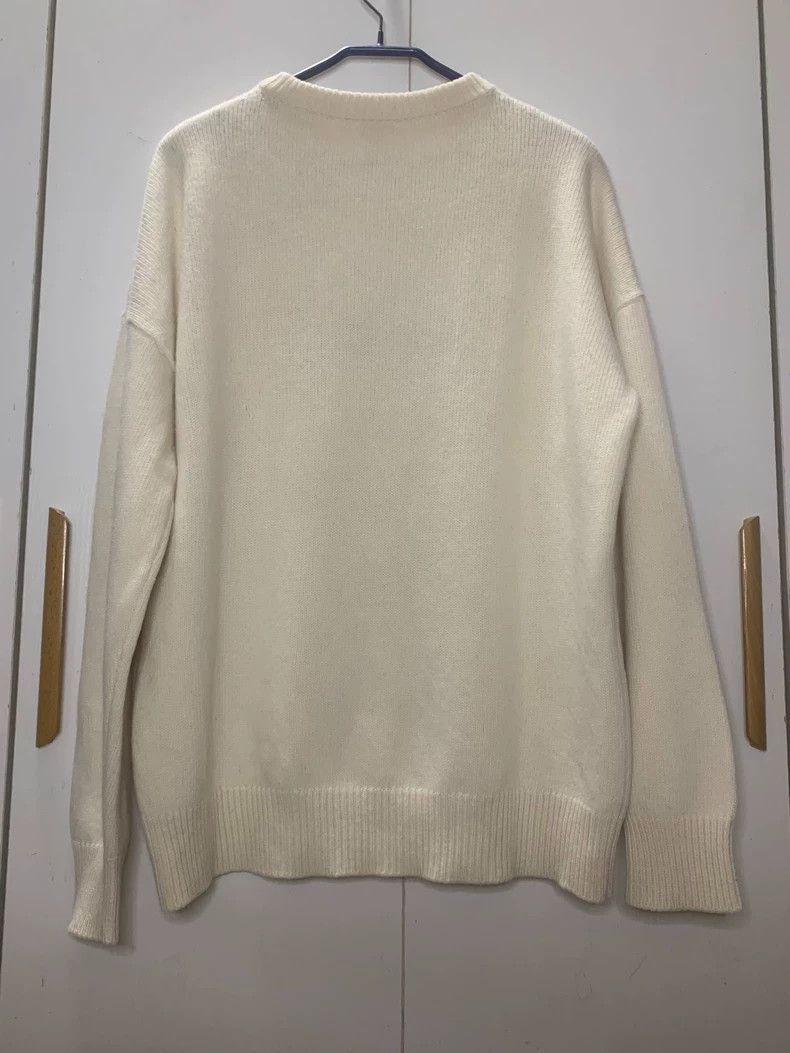 Loewe LOEWE White long sweater Size L / US 10 / IT 46 - 4 Thumbnail