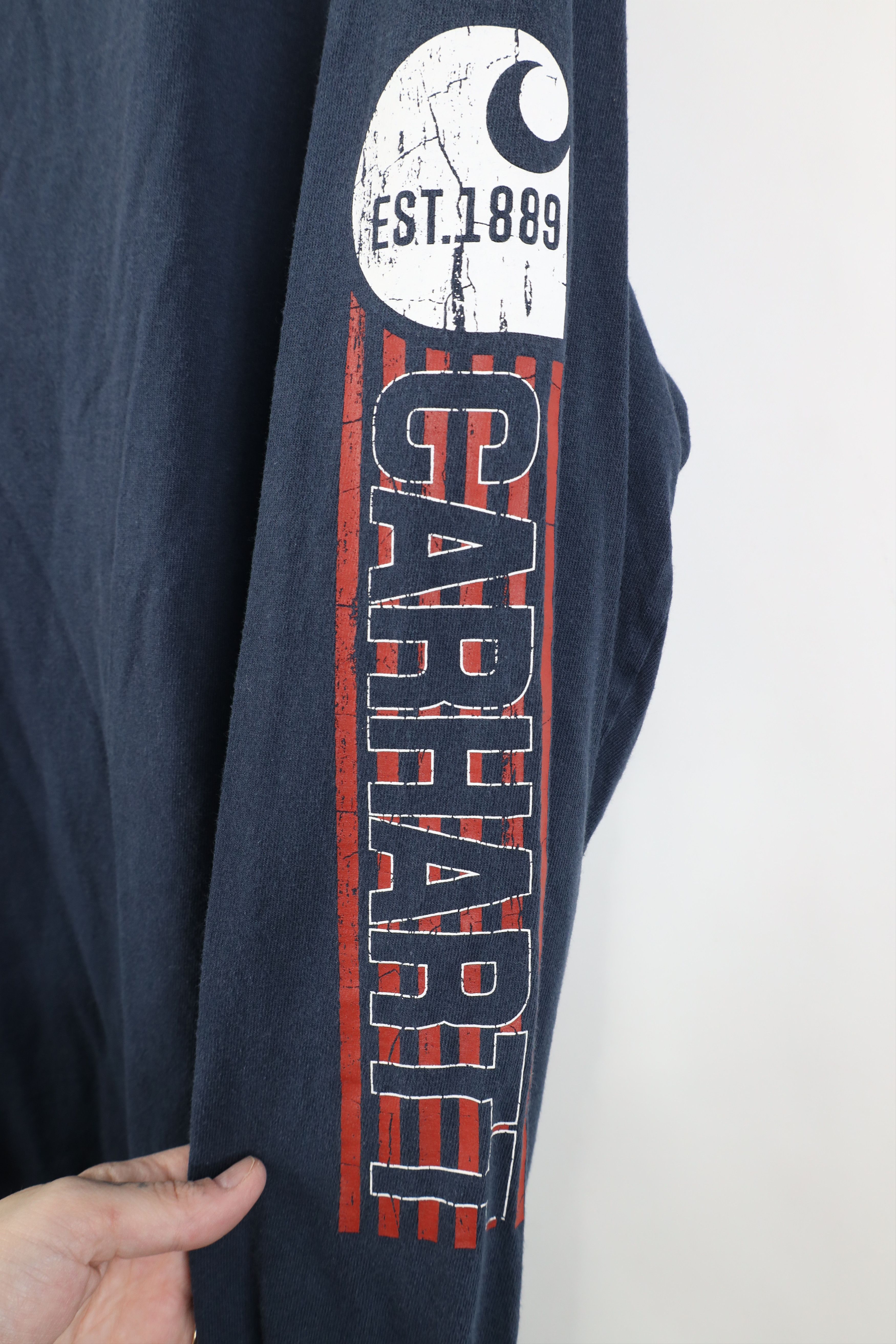 Carhartt Y2K Carhartt Spell Heavyweight Long Sleeve T-Shirt Cotton Size US L / EU 52-54 / 3 - 4 Thumbnail