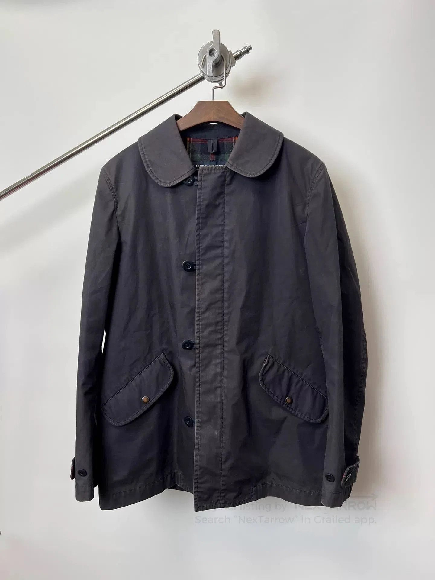 Comme des Garcons Black Button-Up Light Jacket Size M. Size US M / EU 48-50 / 2 - 3 Thumbnail