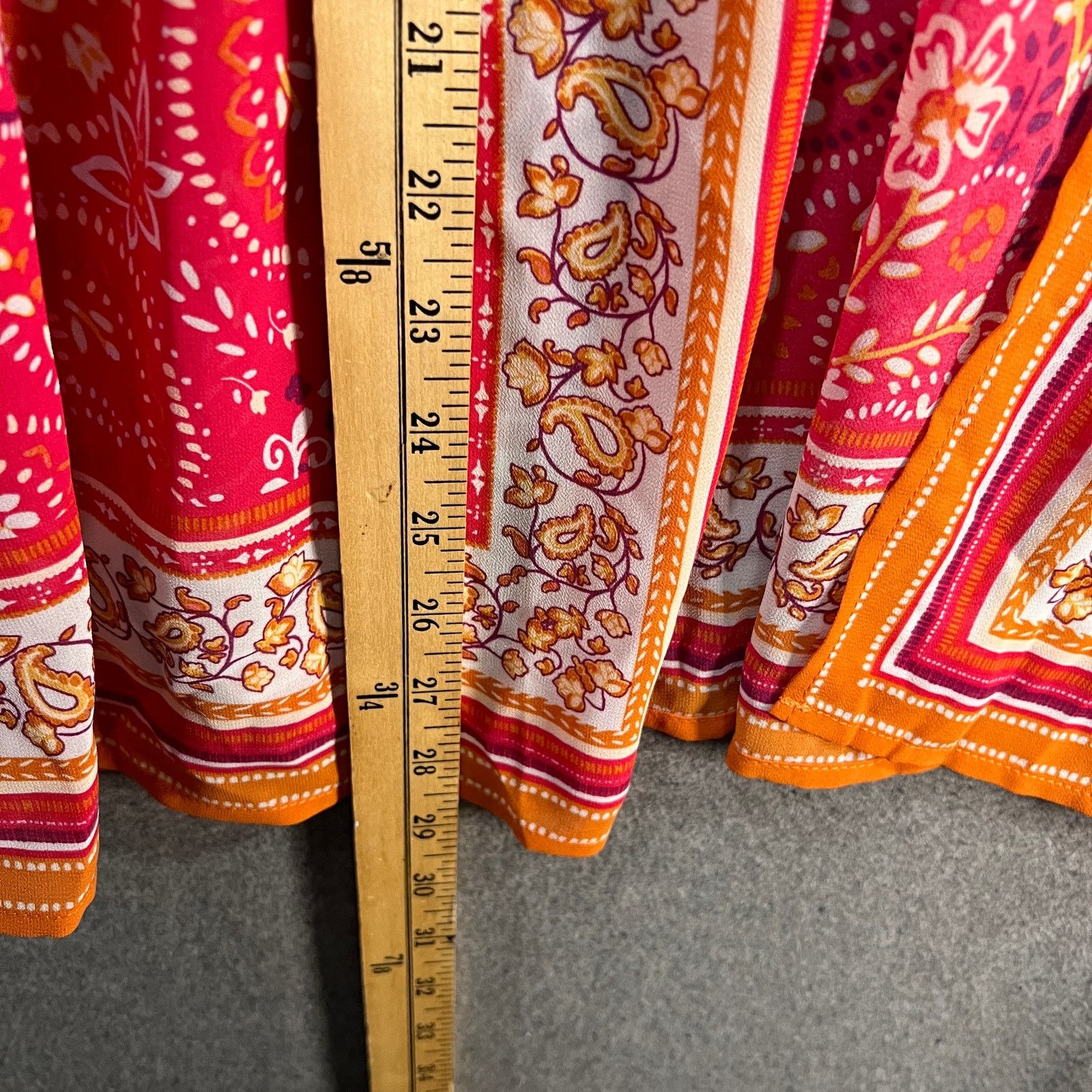 Other Belle by Kim Gravel Border Print Woven Cardigan Size S / US 4 / IT 40 - 6 Thumbnail