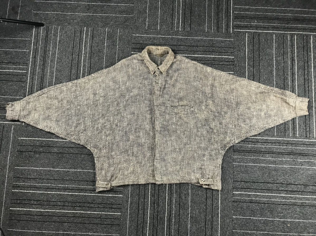 Yohji Yamamoto Vintage Y's Yohji Yamamoto weaves pullover /sashiko/quilt Size US M / EU 48-50 / 2 - 2 Thumbnail