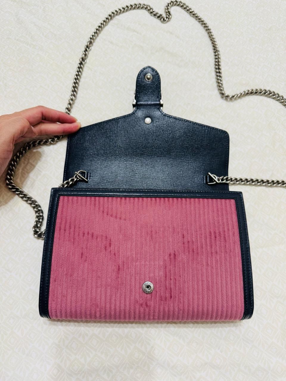 Gucci Gucci Dionysus Rare Pink Suede Size ONE SIZE - 4 Thumbnail