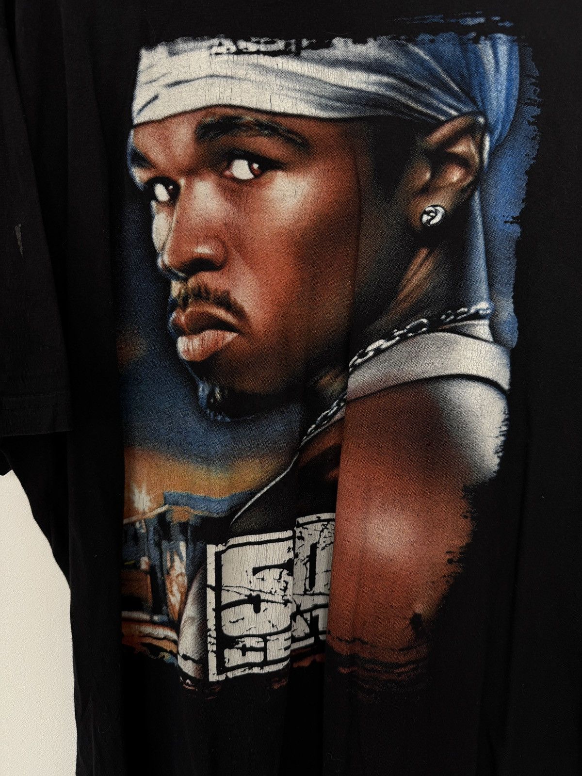 50 Cent × Rap Tees × Vintage Vintage 50 Cent T-Shirt Size US XL / EU 56 / 4 - 3 Thumbnail