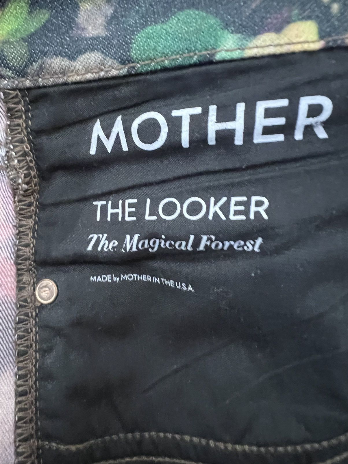 MOTHER Mother Denim The Looker Magical Forest Jeans Size 28" / US 6 / IT 42 - 5 Thumbnail