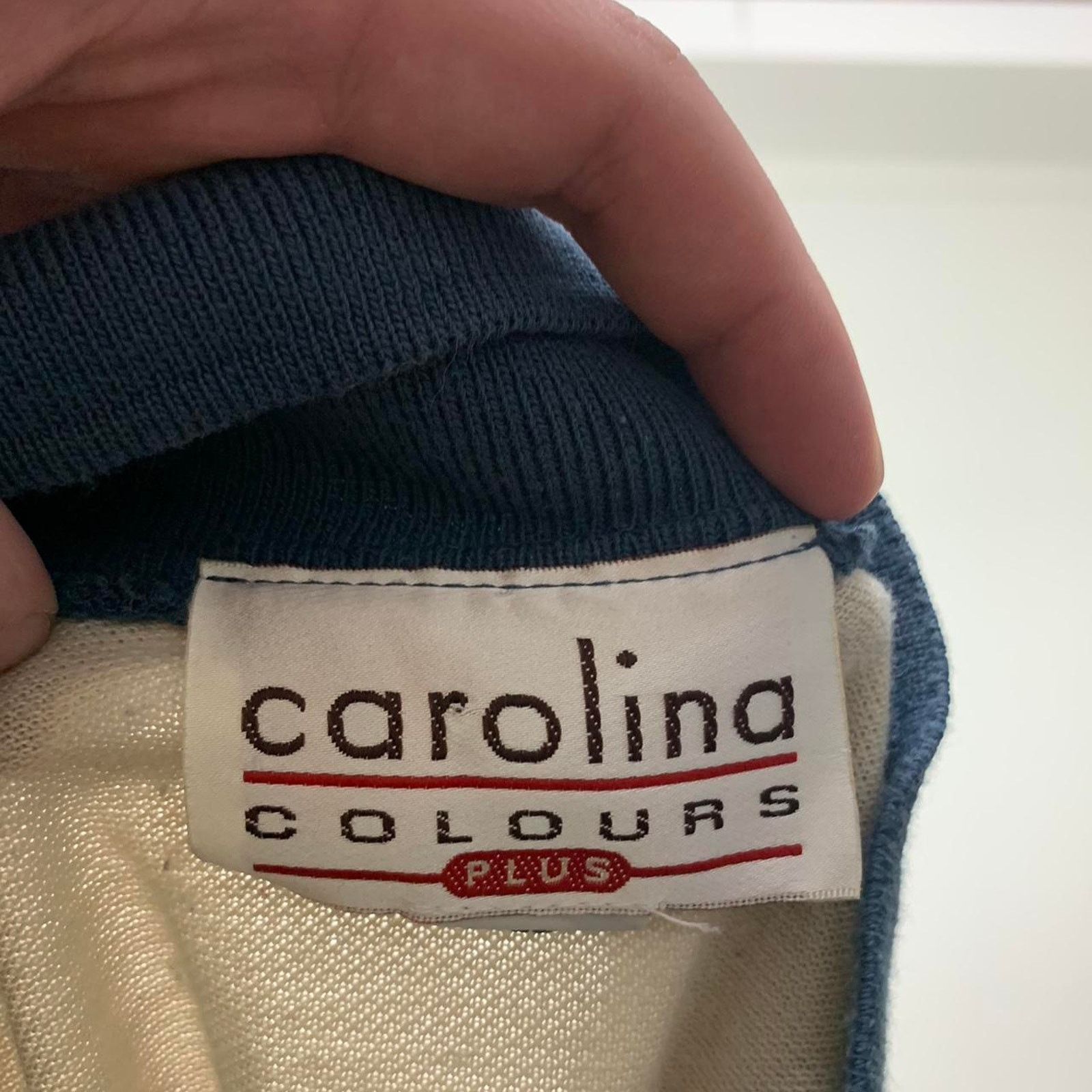 Japanese Brand × Vintage Vintage 90s Carolina Colours Striped Polo Shirt Size US L / EU 52-54 / 3 - 4 Thumbnail