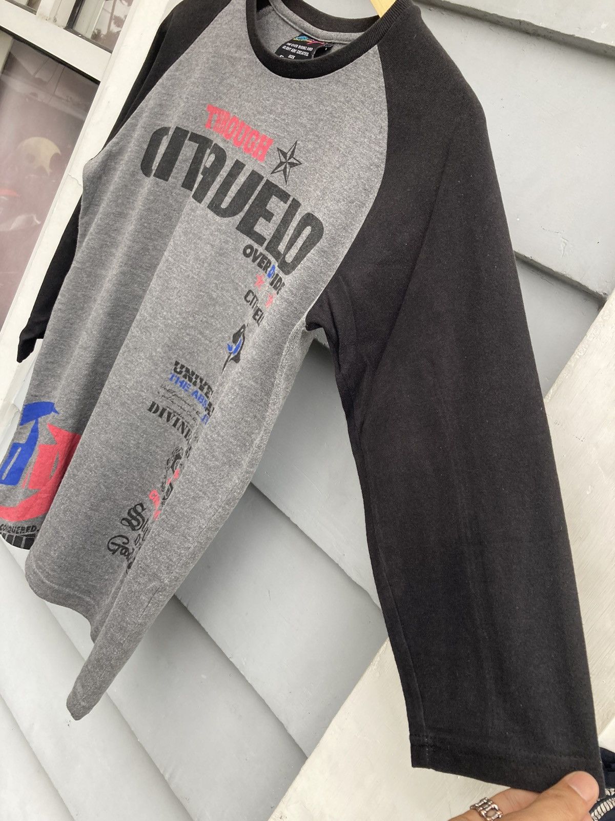 Japanese Brand × Vintage Japanese Raglan Poem Vintage Streetwear Size US M / EU 48-50 / 2 - 5 Thumbnail