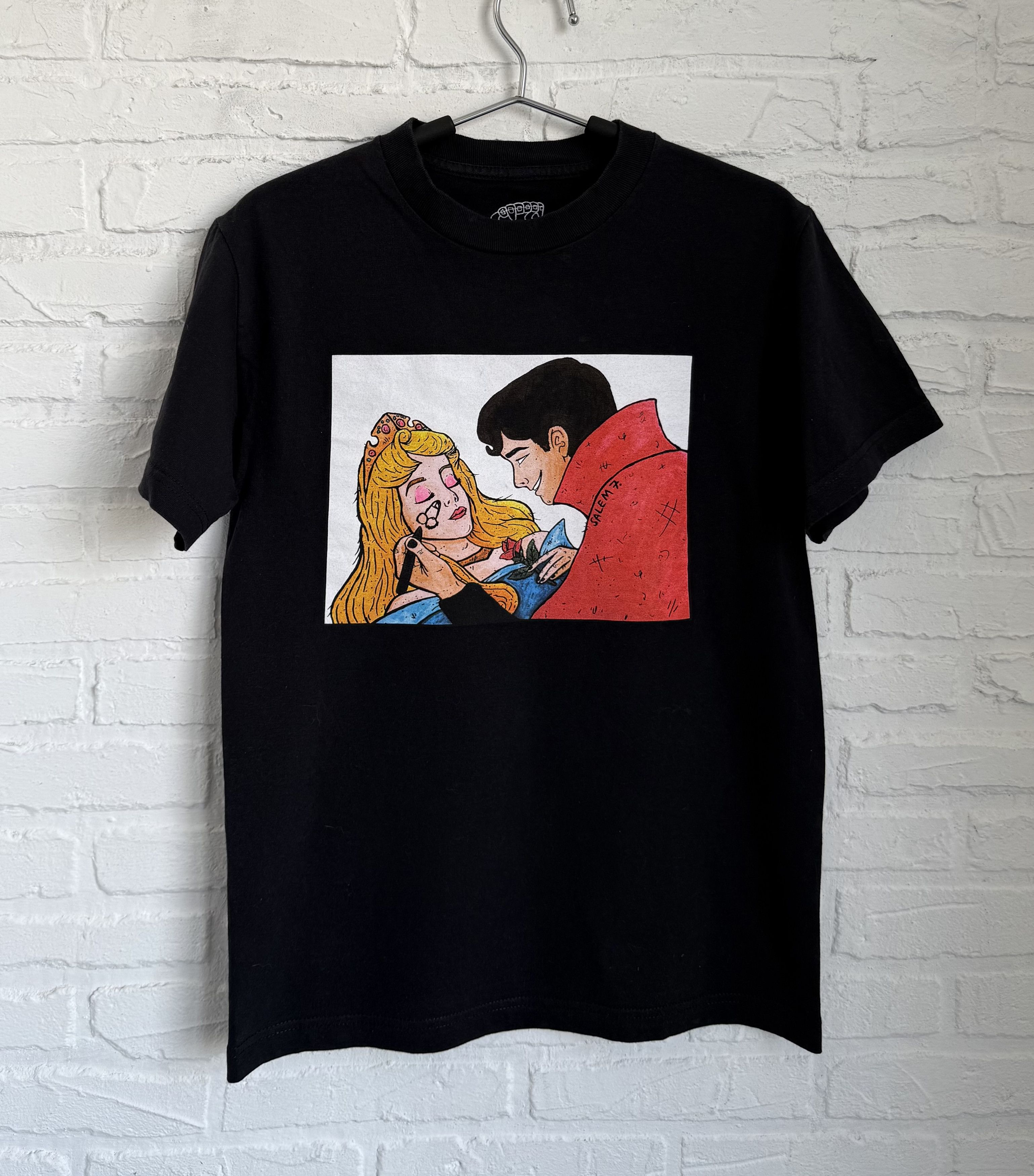 Rap Tees Salem 7 graphic d*ck princess graffiti t-shirt Size US S / EU 44-46 / 1 - 1 Thumbnail