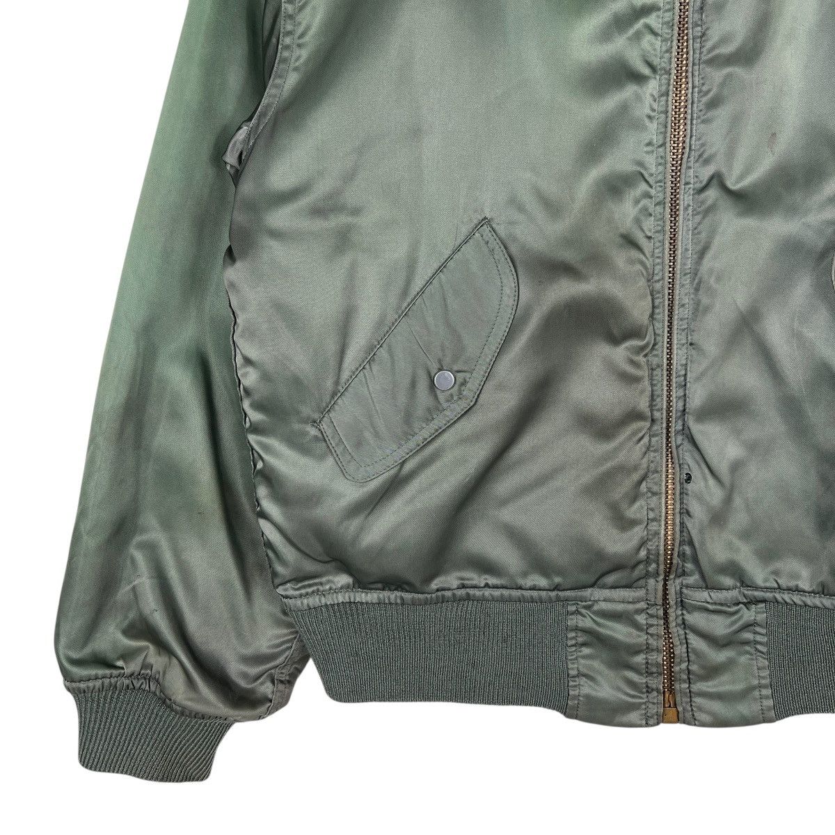 Vintage 🔥 Vintage Houston Military Bomber Jacket Size US M / EU 48-50 / 2 - 4 Thumbnail