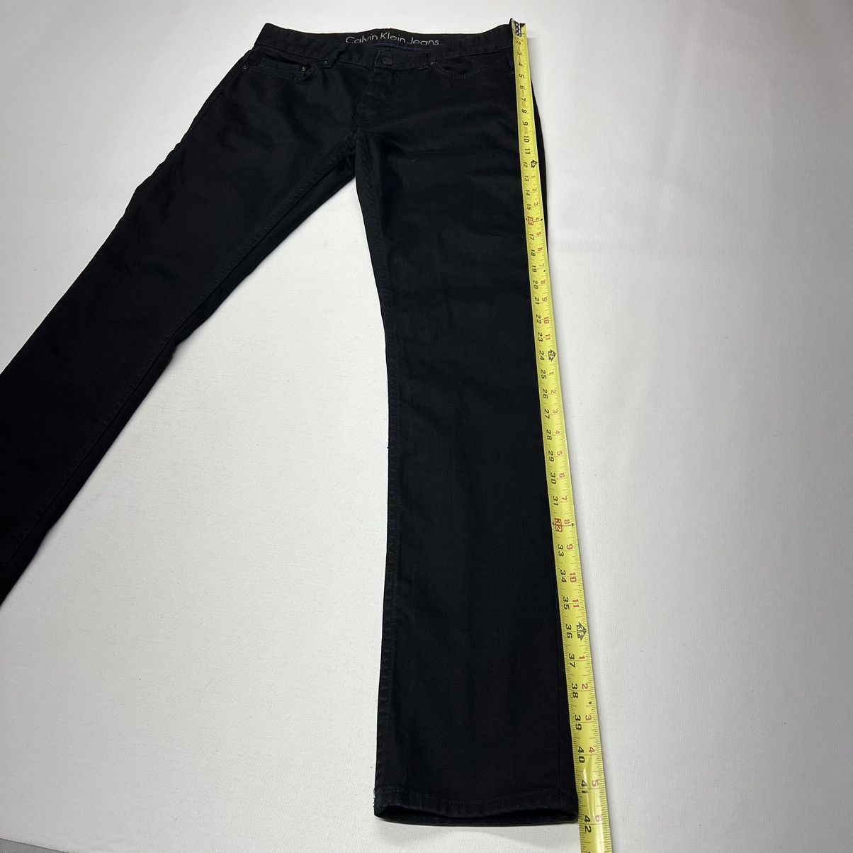 Calvin Klein Calvin Klein Jeans Black Slim Fit Regular Denim Pants Dark Size US 30 / EU 46 - 18 Thumbnail