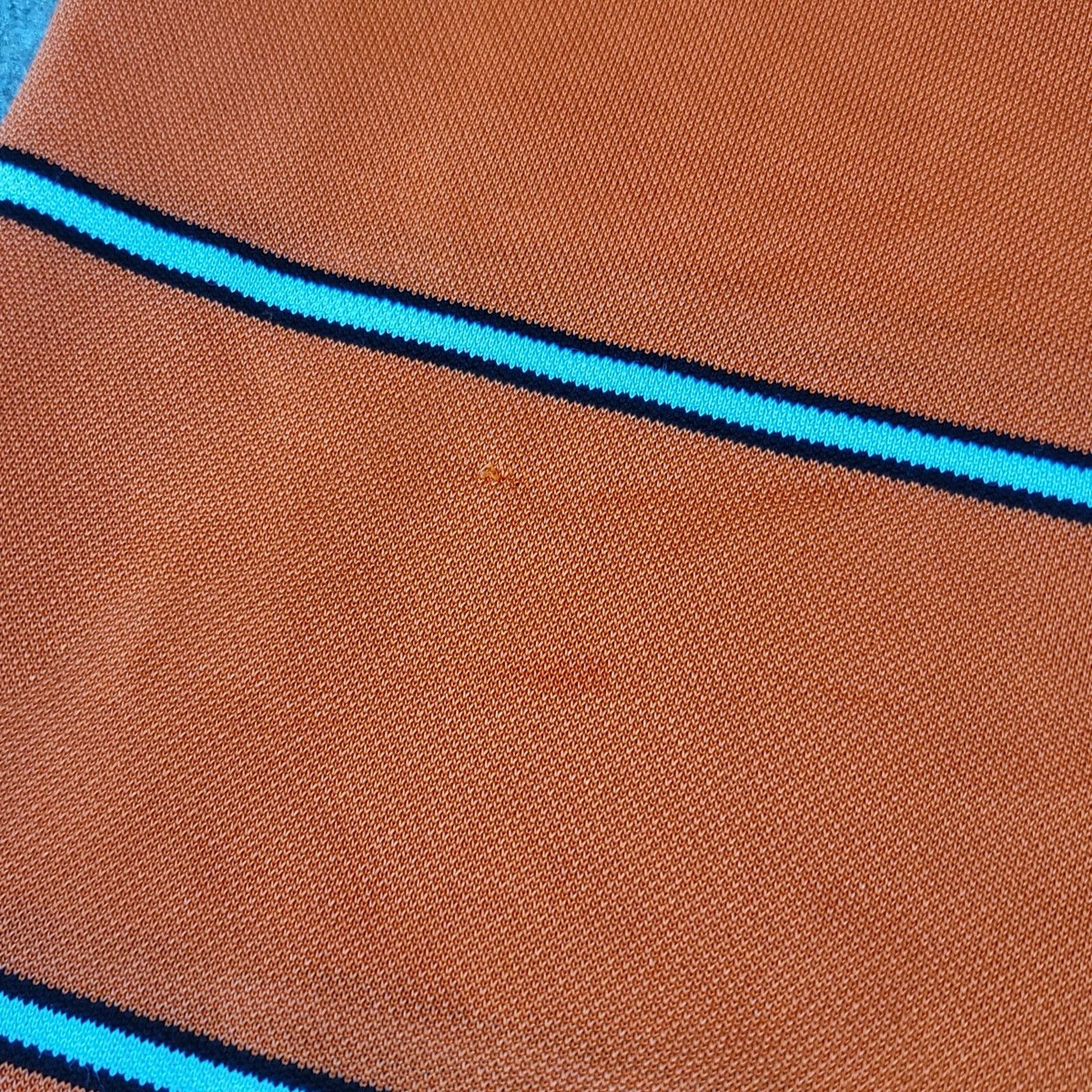 Nike Vtg 90s Nike Orange Striped Soccer Jersey Size US L / EU 52-54 / 3 - 8 Thumbnail