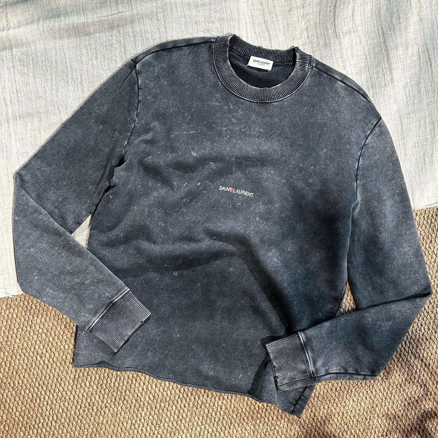 Saint Laurent Paris Saint Laurent Logo Sweatshirt Size XS Size XS / US 0-2 / IT 36-38 - 1 Thumbnail