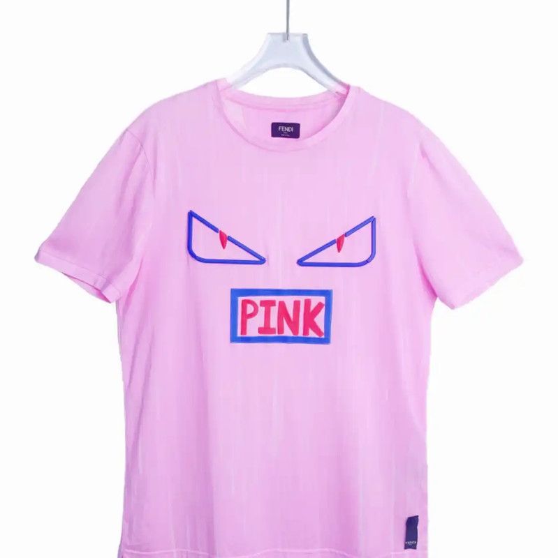 Fendi Pink Cotton Women's T-shirt 0089