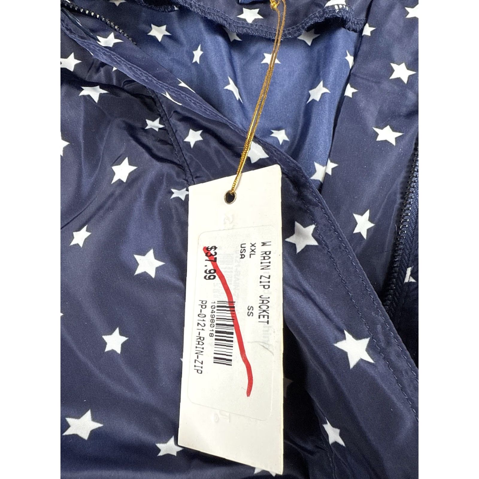 Vintage NWT Simply Southern Anorak Stars & Stripes Windbreaker Jacket 2XL Red White & Blue Women Windbreaker Stars 2XL Size XXL / US 16-18 / IT 52-54 - 3 Thumbnail
