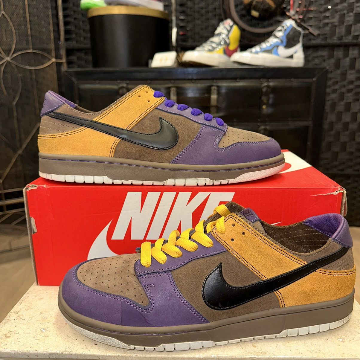 image of Size 10 - Nike Dunk Nl Low Palomino Hyacinth 311899-201 Shoes in Brown, Men's