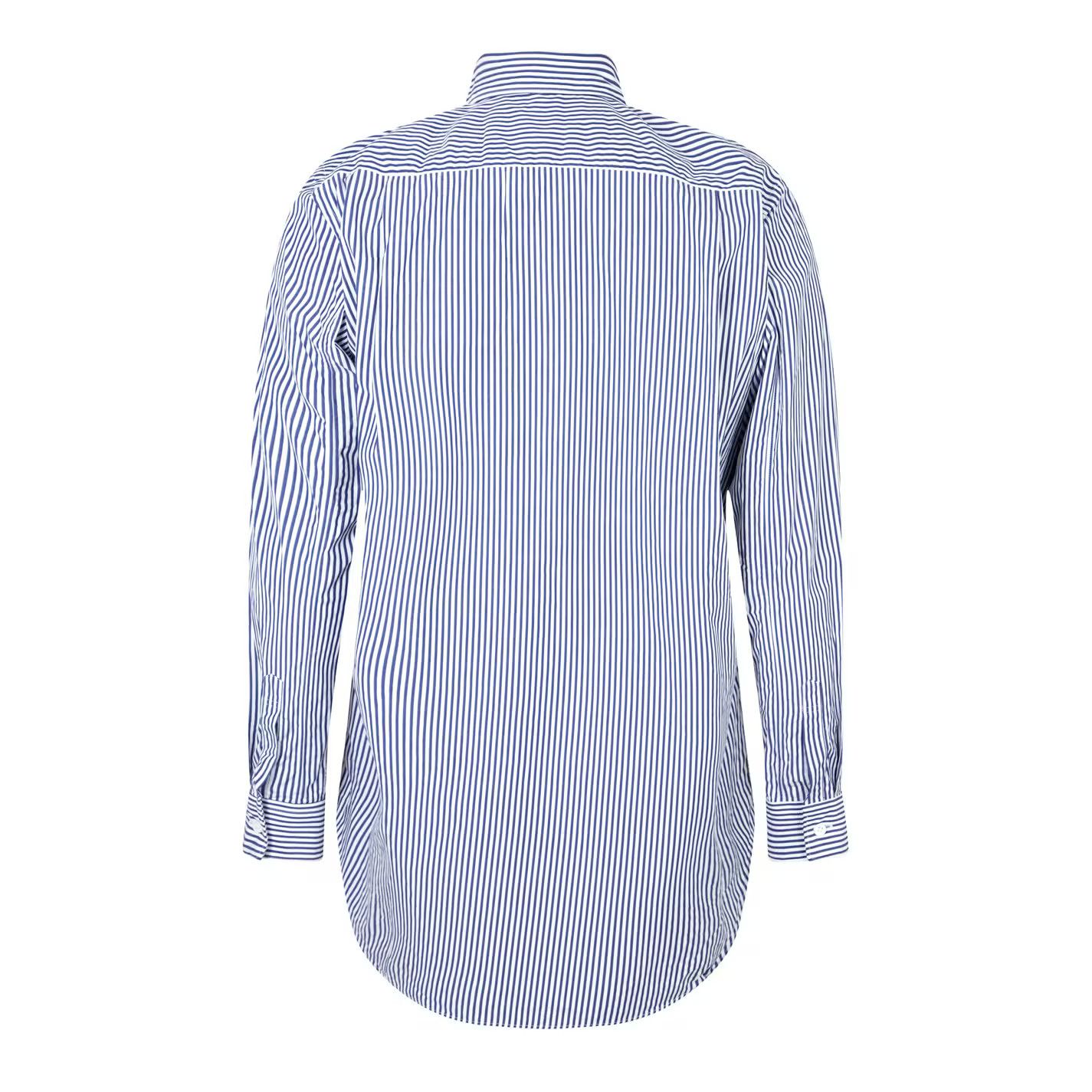 Comme des Garcons PLAY o1g2r1mq0426 Striped Long Sleeve Shirt in Multicolor Size US S / EU 44-46 / 1 - 5 Thumbnail