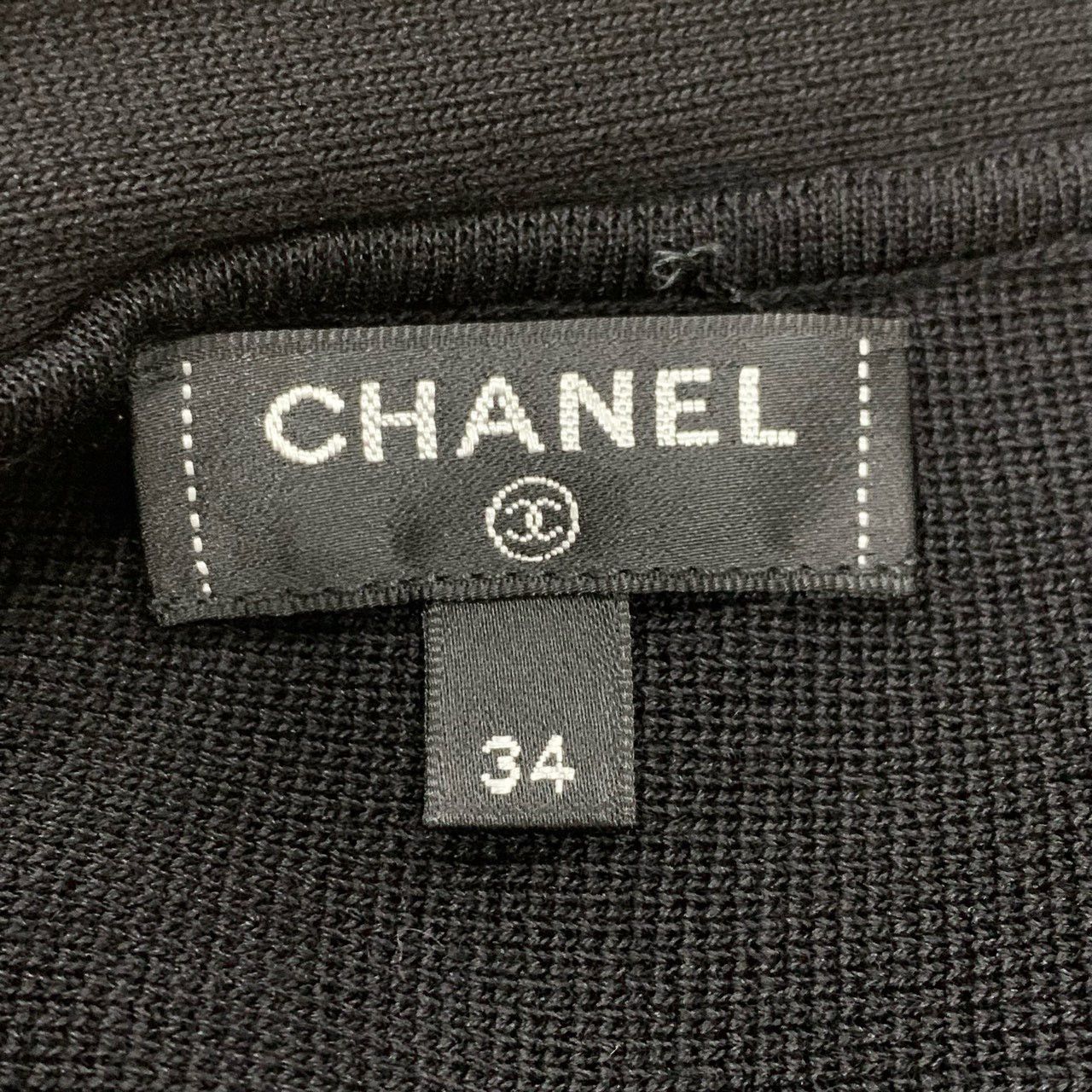 Chanel Chanel Logo Button Pleated Black Wool Skirt Size 25" / US 0 / IT 36 - 5 Thumbnail