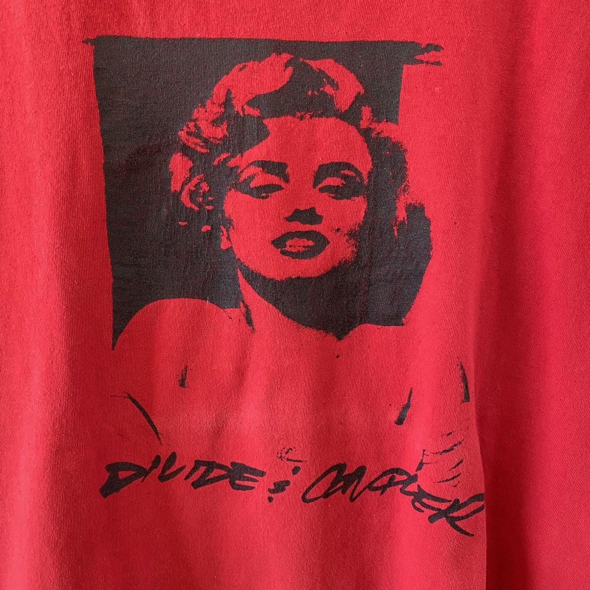 Futura × Supreme Supreme T-Shirt Red Futura Marilyn Monroe Sample 2010 Size US L / EU 52-54 / 3 - 2 Thumbnail