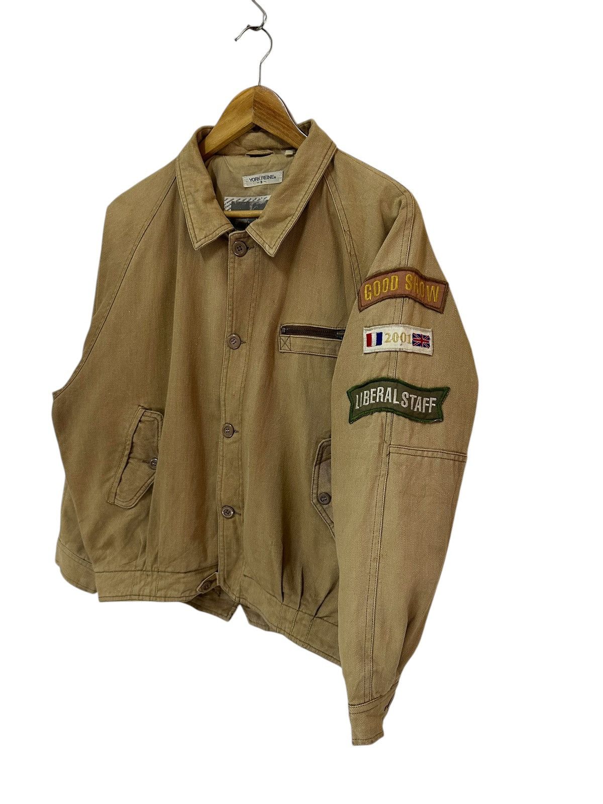 Vintage Vintage cotton york reine bomber jacket Size US M / EU 48-50 / 2 - 2 Thumbnail