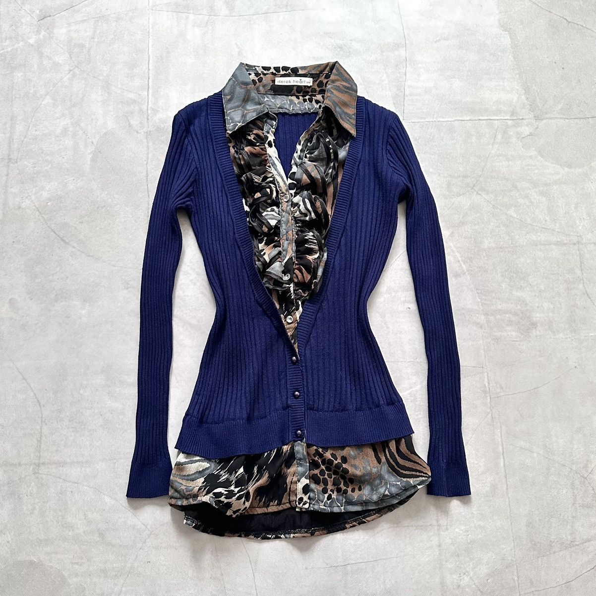 Hysteric Glamour × Undercover Sexy Office Siren Sweater Cardigan Ruffles Sarah Pacini Vibe Size M / US 6-8 / IT 42-44 - 1 Thumbnail