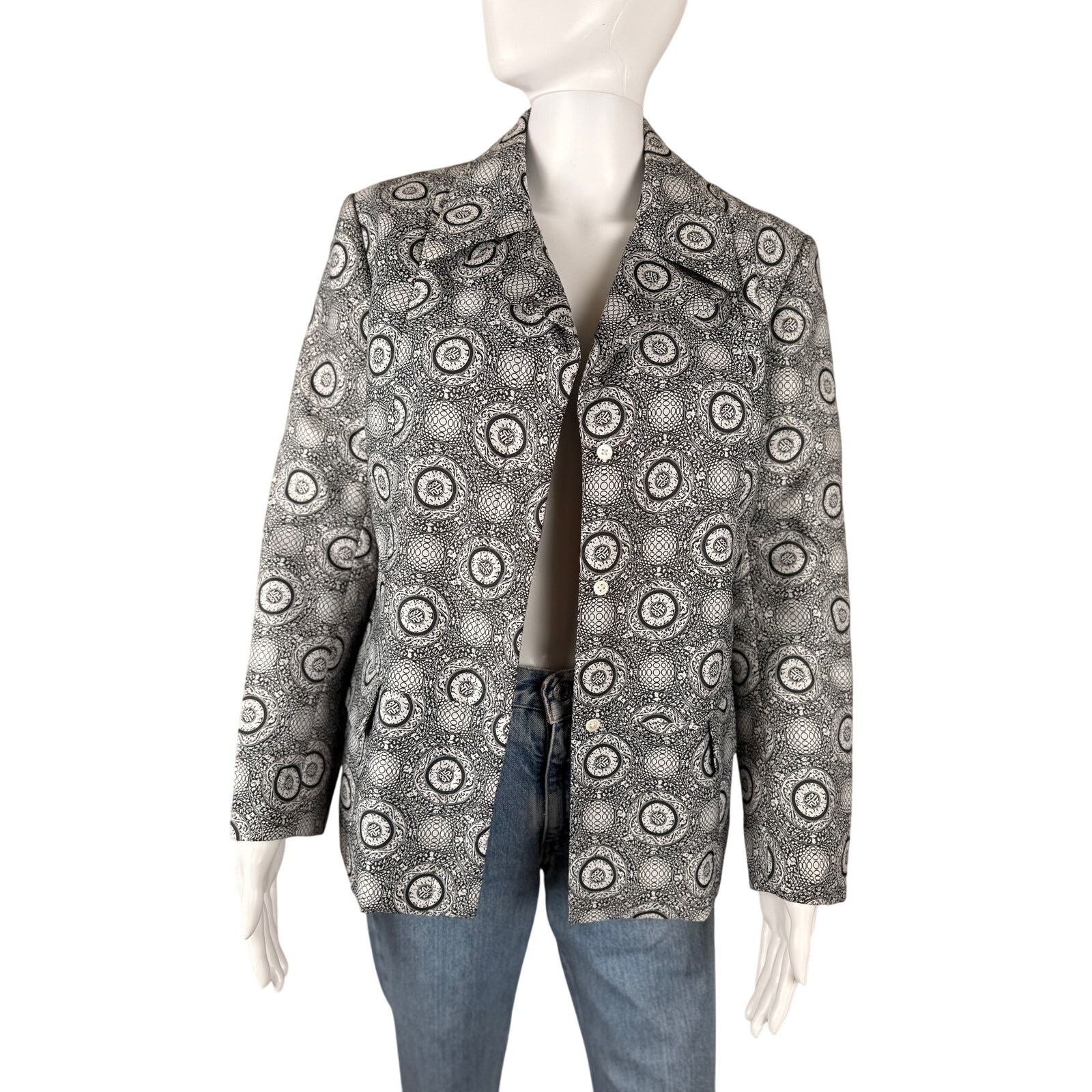 Vivienne Tam Vintage Y2K Vivienne Tam graphic print blazer Size M / US 6-8 / IT 42-44 - 3 Thumbnail