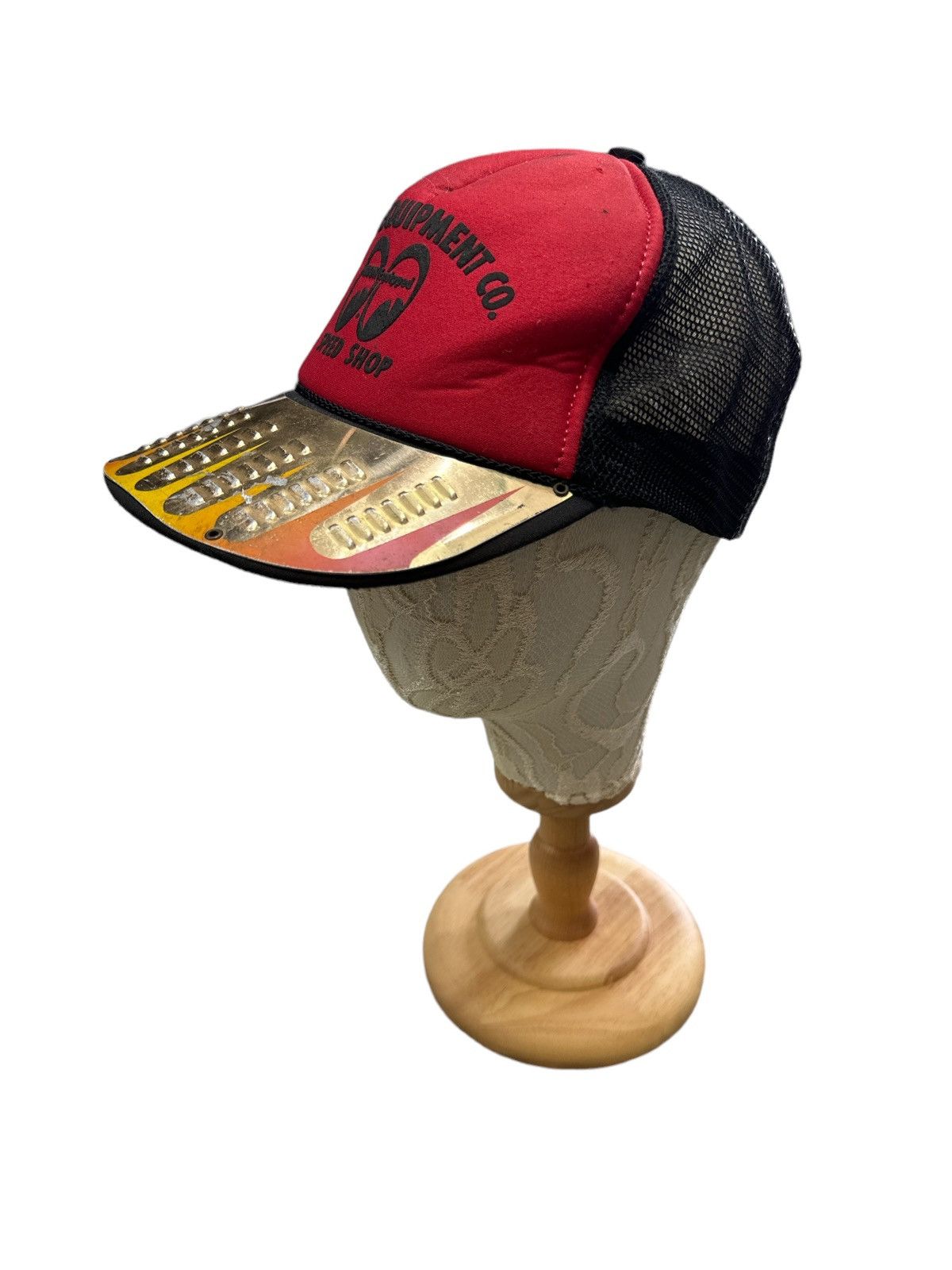 Vintage VINTAGE MOON EQUIPMENTS MOONEYES SPEED SHOP TRUCKER CAP HAT Size ONE SIZE - 2 Thumbnail
